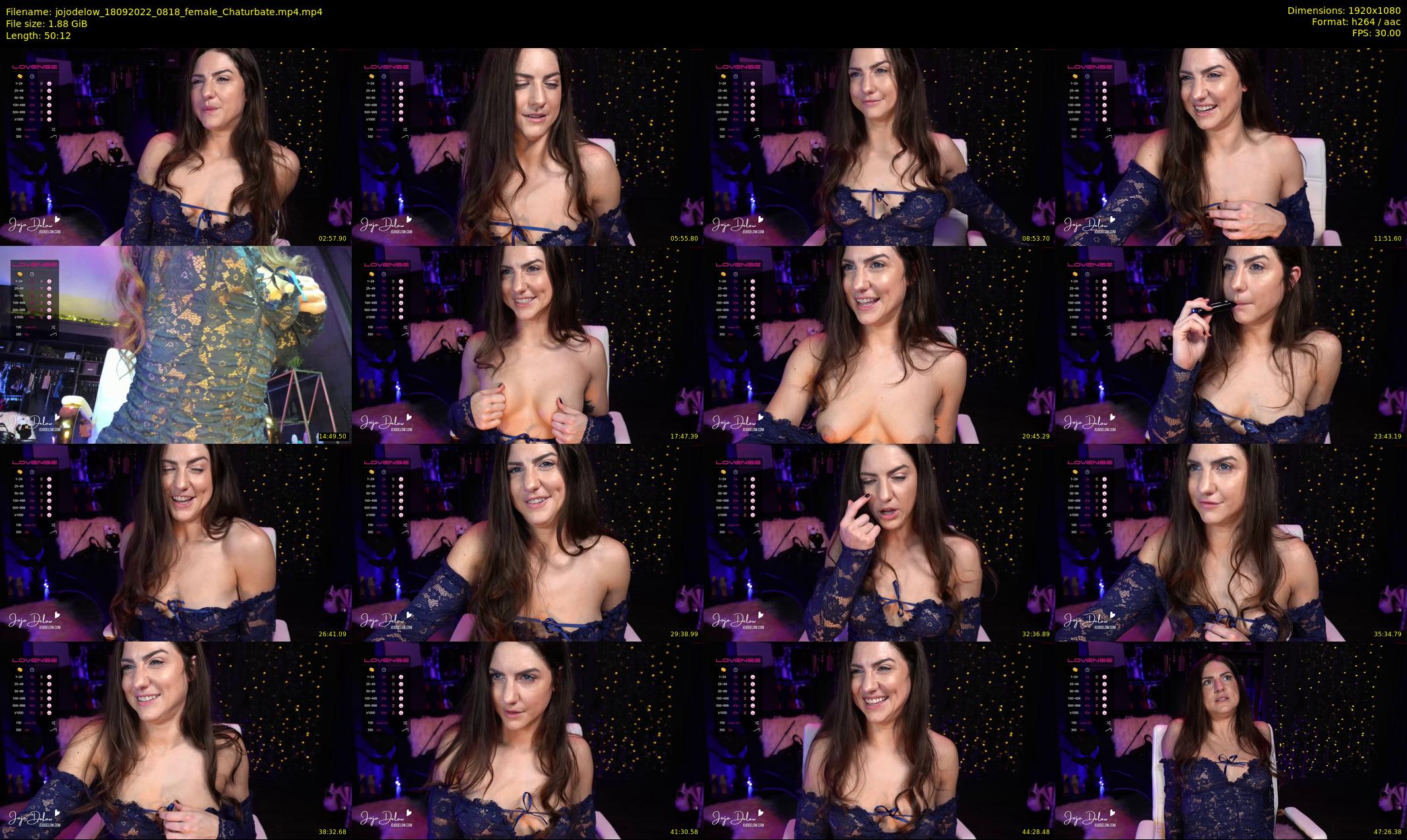 jojodelow — 51 minute Chaturbate female cam show recording, 1080p, Sep 18, 2022