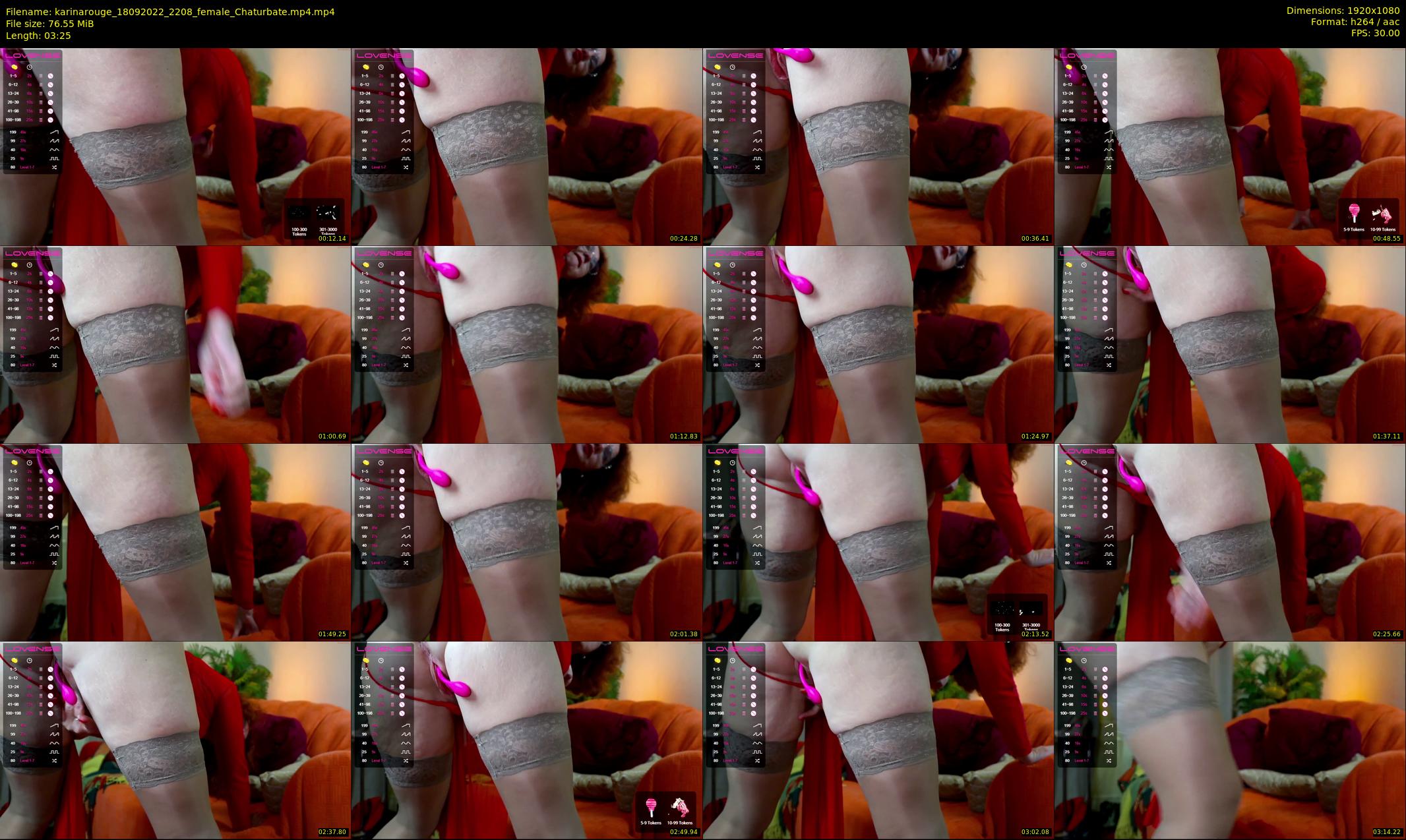 karinarouge — 4 minute Chaturbate female cam show recording, 1080p, Sep 18, 2022