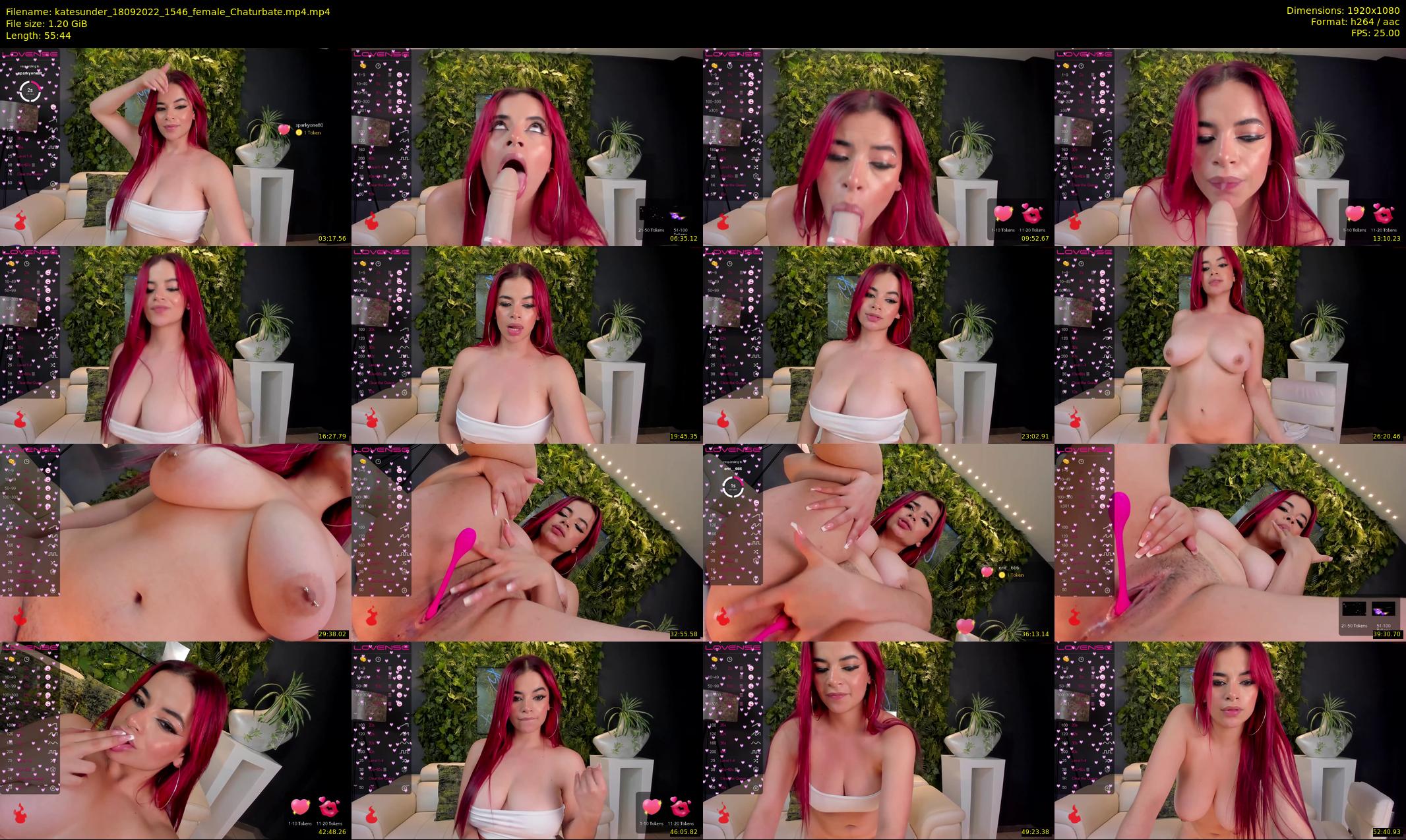 katesunder — 56 minute Chaturbate female cam show recording, 1080p, Sep 18, 2022