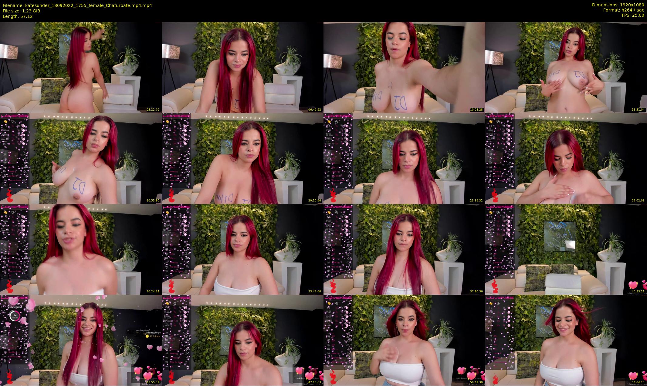 katesunder — 58 minute Chaturbate female cam show recording, 1080p, Sep 18, 2022