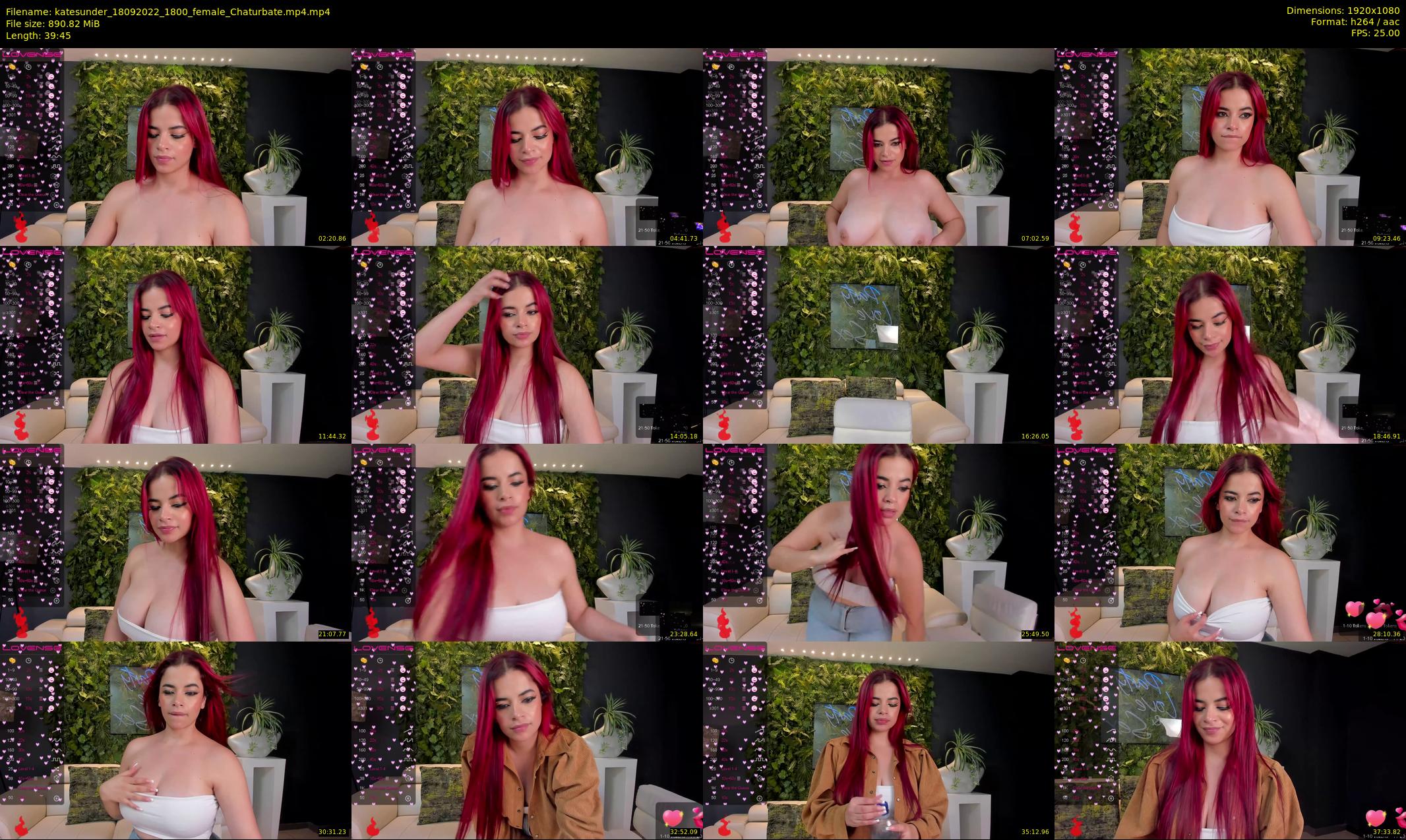 katesunder — 40 minute Chaturbate female cam show recording, 1080p, Sep 18, 2022