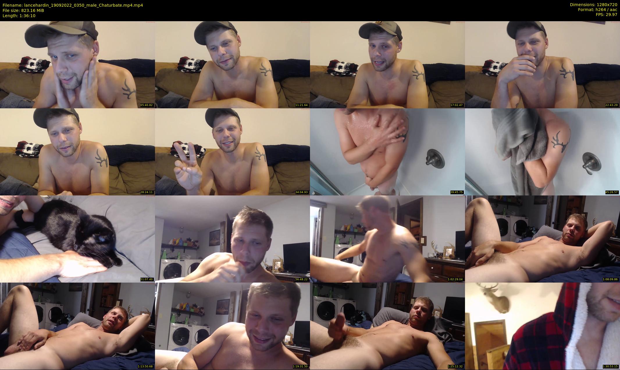 lancehardin — 97 minute Chaturbate male cam show recording, 720p, Sep 19, 2022