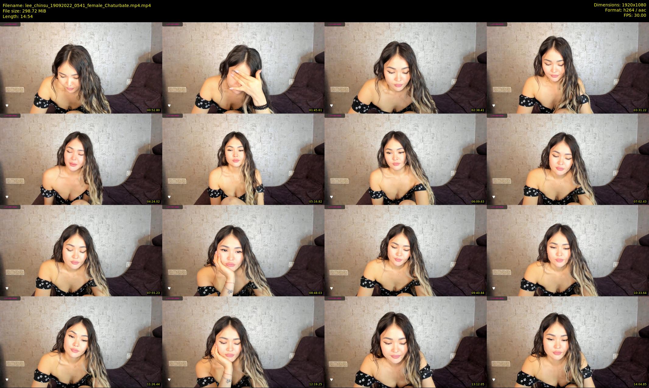 lee_chinsu — 15 minute Chaturbate female cam show recording, 1080p, Sep 19, 2022