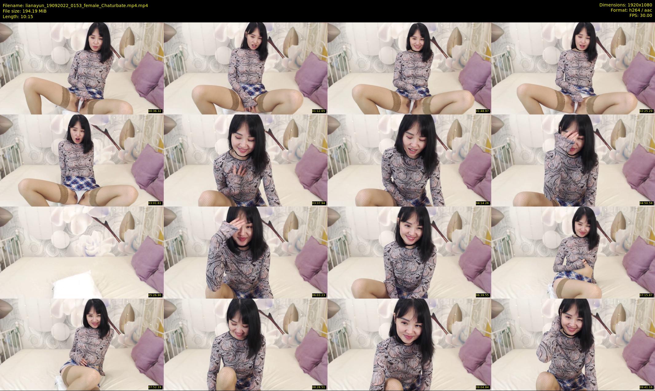 lianayun — 11 minute Chaturbate female cam show recording, 1080p, Sep 19, 2022