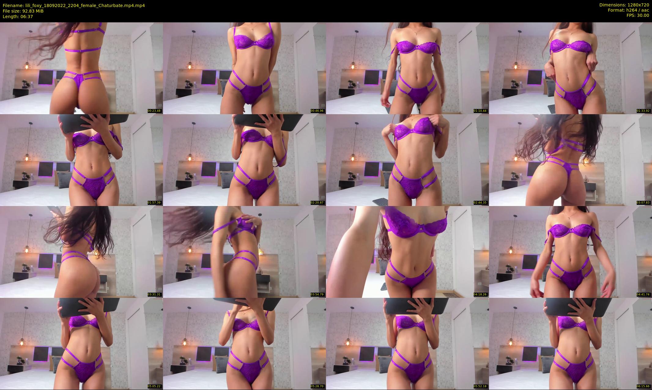 lili_foxy — 7 minute Chaturbate female cam show recording, 720p, Sep 18, 2022