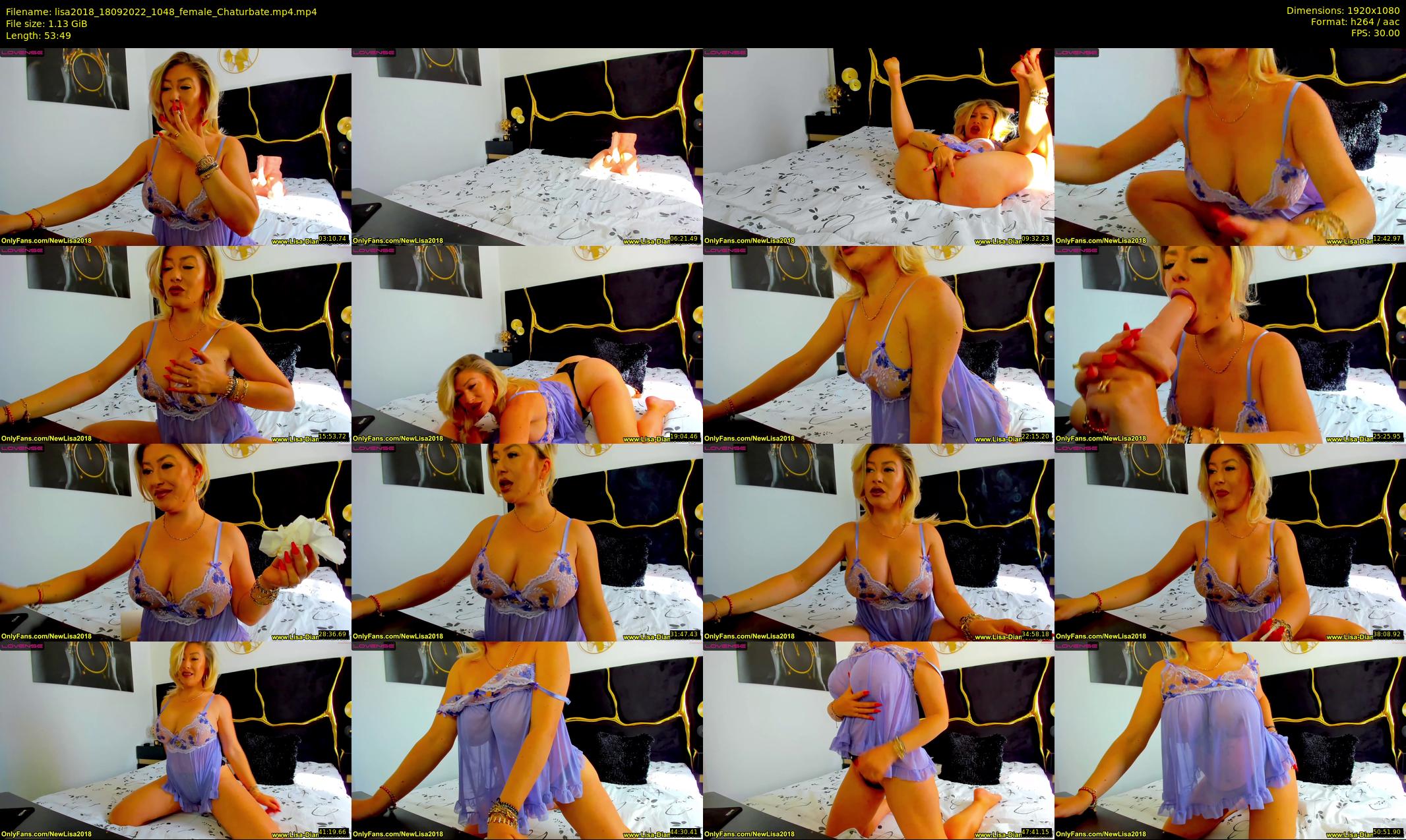 lisa2018 — 54 minute Chaturbate female cam show recording, 1080p, Sep 18, 2022