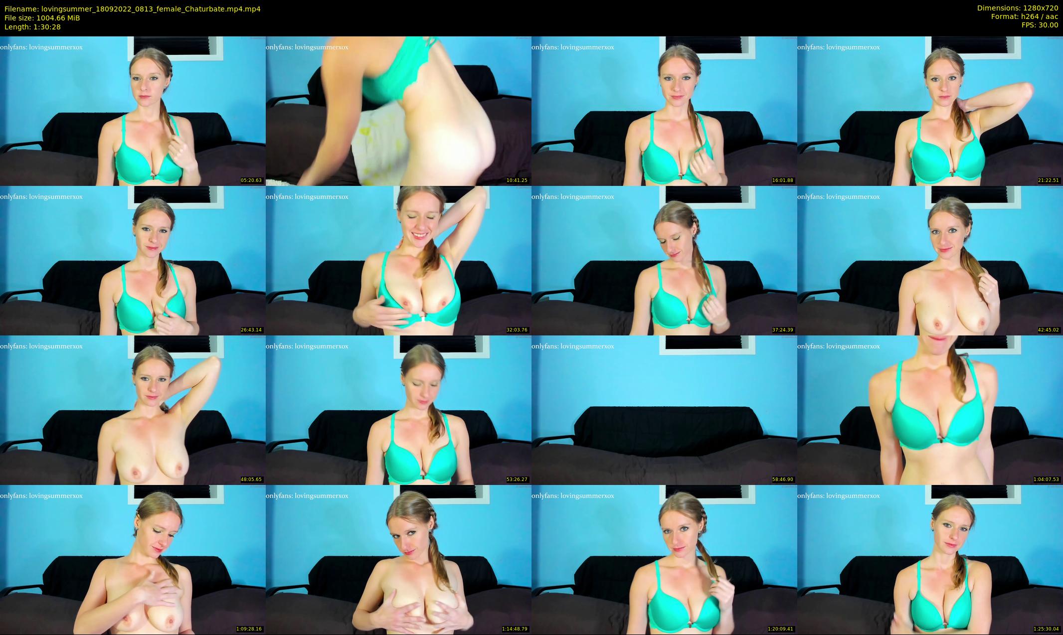 lovingsummer — 91 minute Chaturbate female cam show recording, 720p, Sep 18, 2022