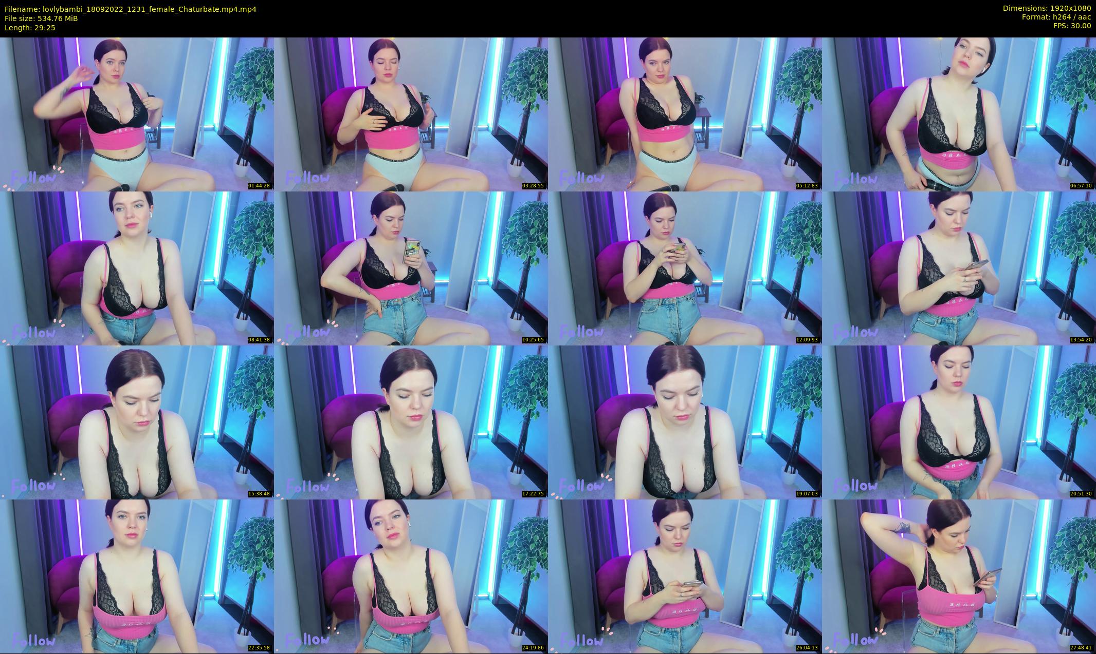 lovlybambi — 30 minute Chaturbate female cam show recording, 1080p, Sep 18, 2022