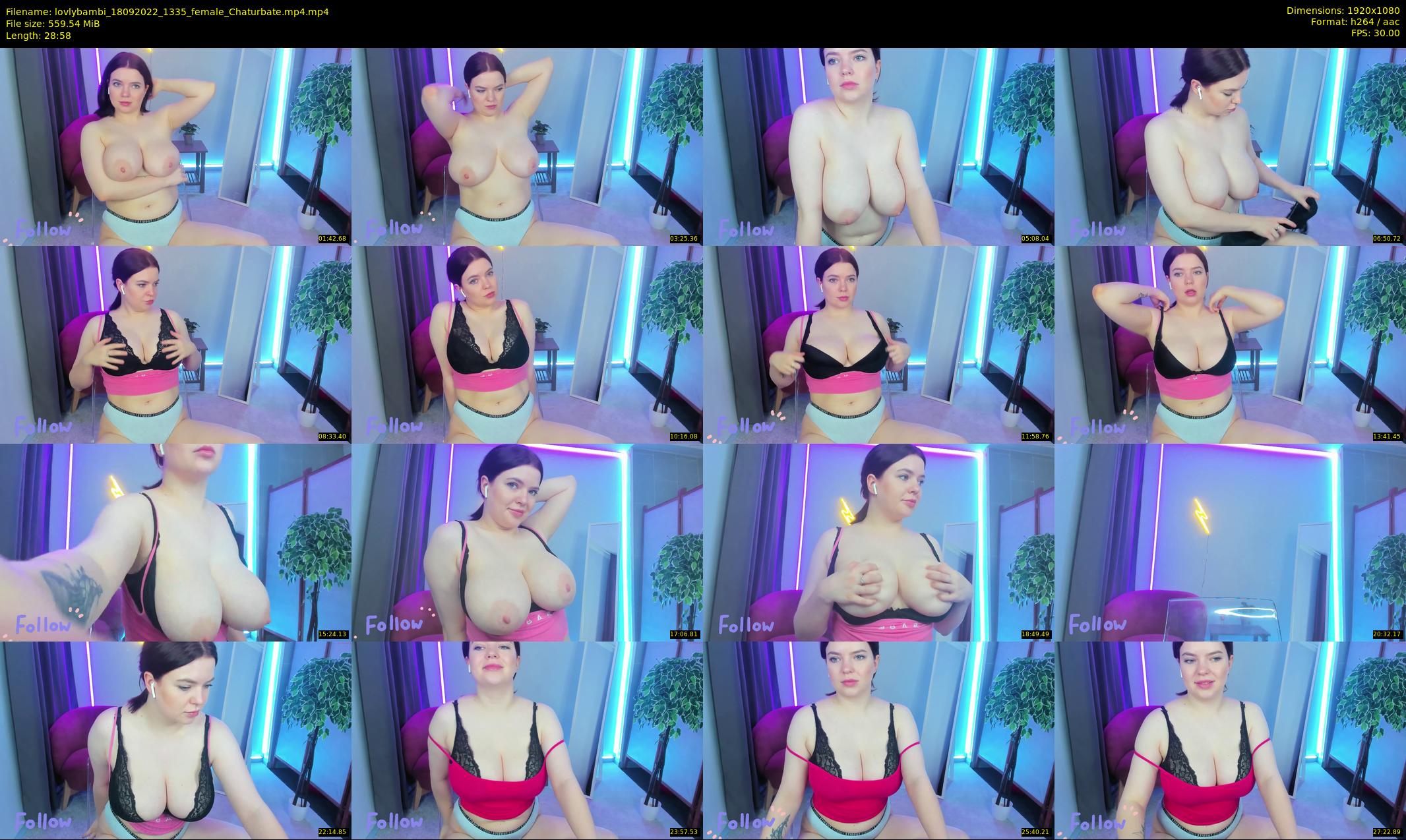 lovlybambi — 29 minute Chaturbate female cam show recording, 1080p, Sep 18, 2022