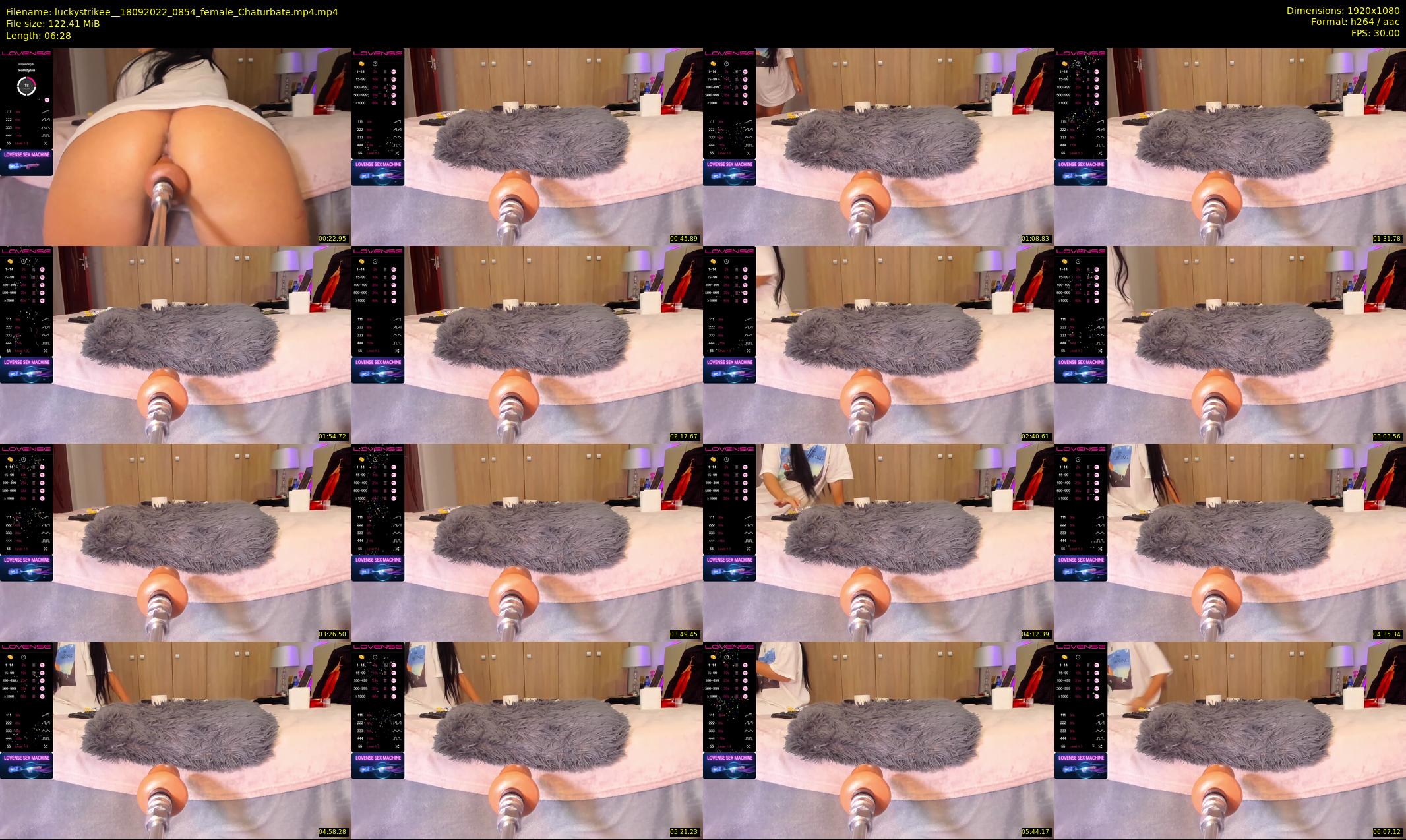 luckystrikee_ — 7 minute Chaturbate female cam show recording, 1080p, Sep 18, 2022