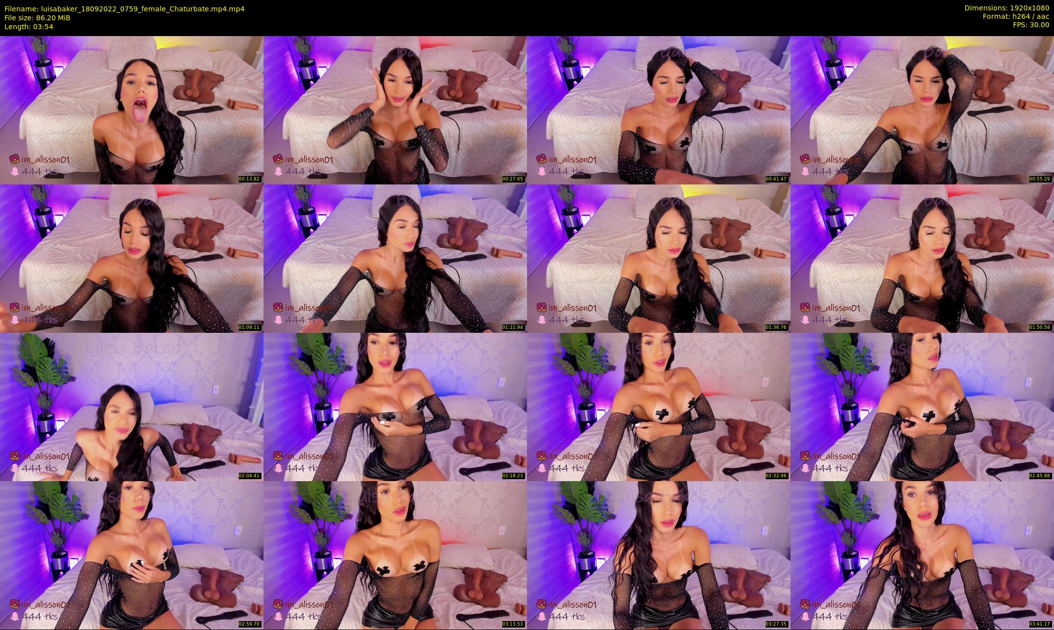 luisabaker — 4 minute Chaturbate female cam show recording, 1080p, Sep 18, 2022