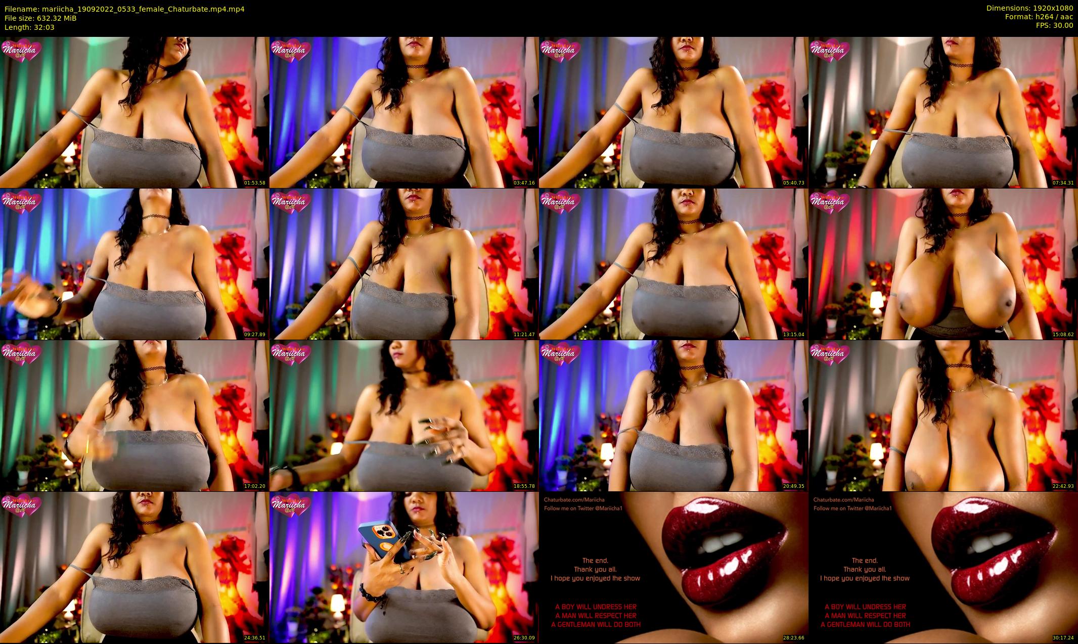 mariicha — 33 minute Chaturbate female cam show recording, 1080p, Sep 19, 2022