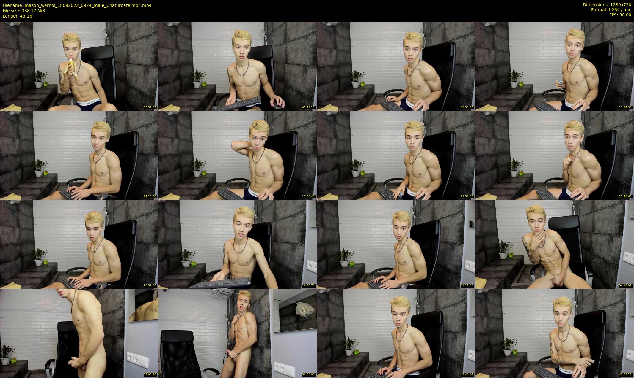 mason_warhol — 49 minute Chaturbate male cam show recording, 720p, Sep 18, 2022