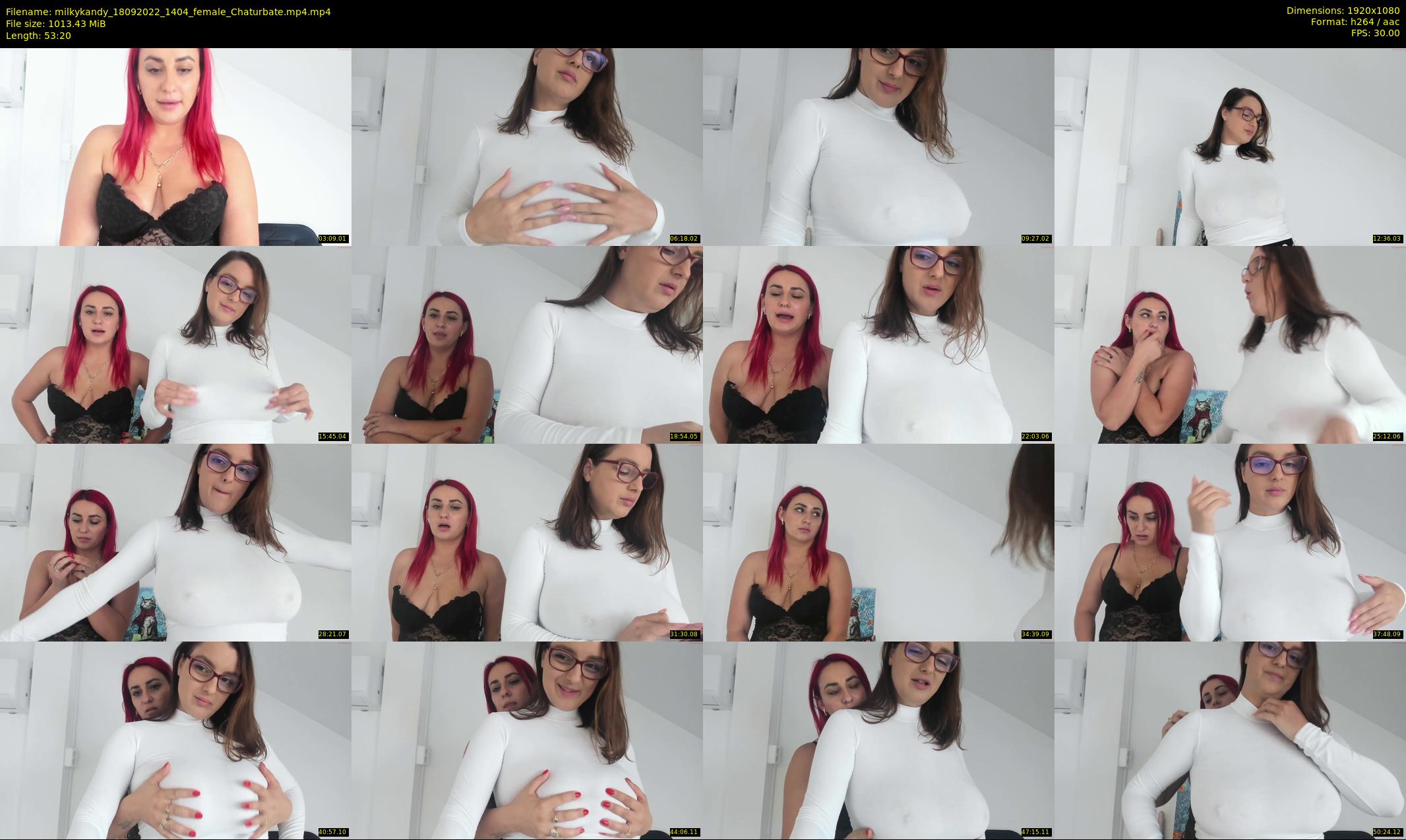 milkykandy — 54 minute Chaturbate female cam show recording, 1080p, Sep 18, 2022