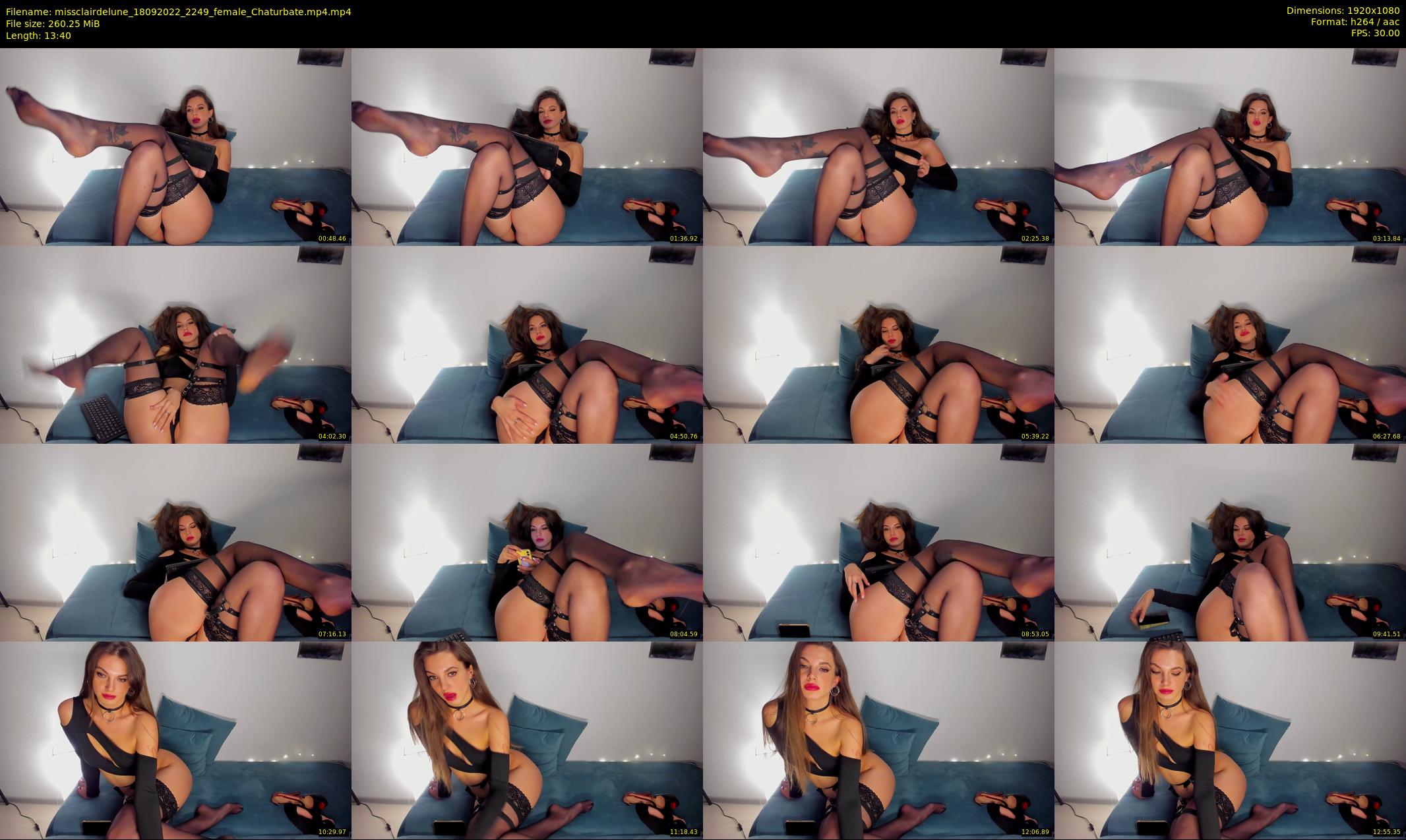 missclairdelune — 14 minute Chaturbate female cam show recording, 1080p, Sep 18, 2022