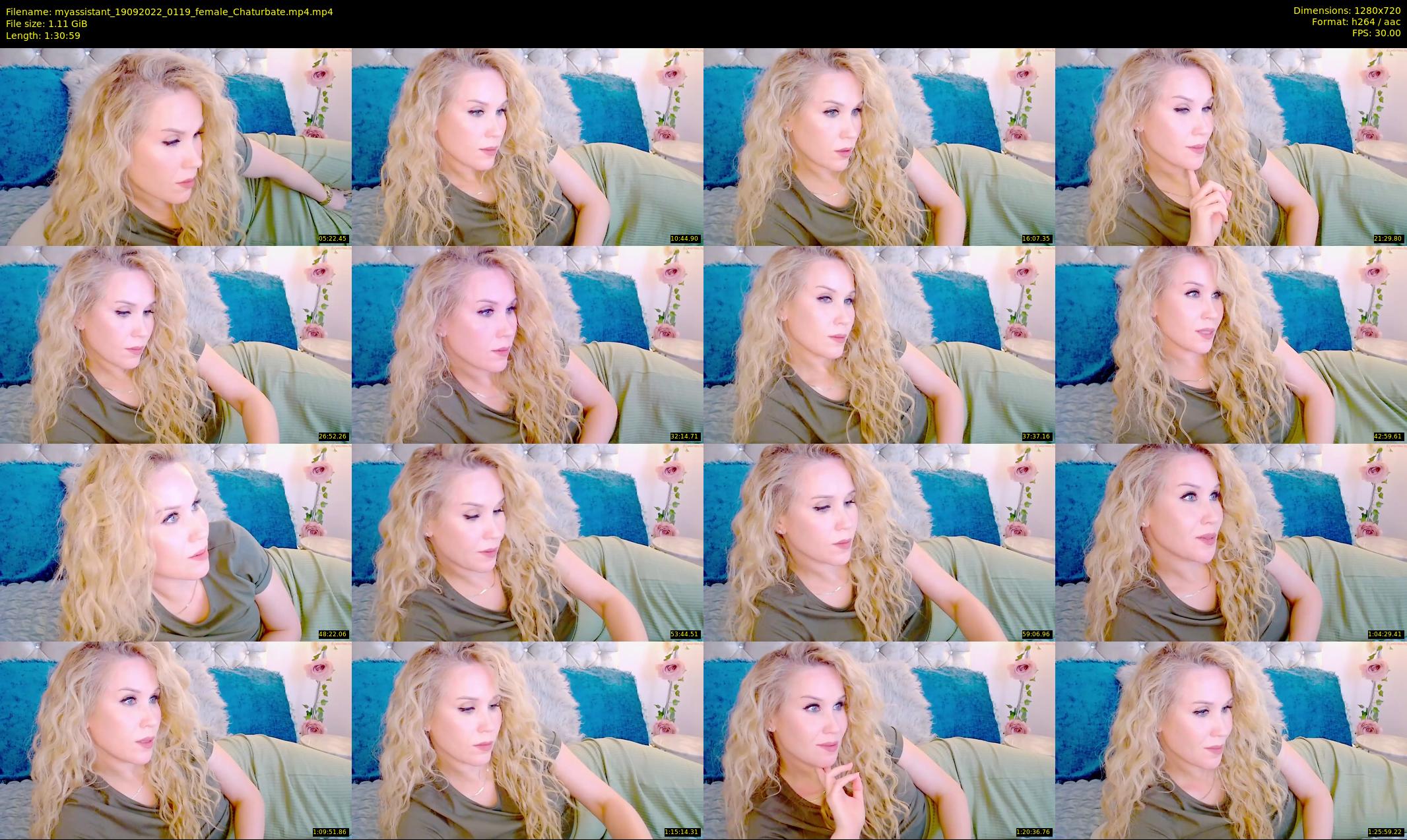 myassistant — 91 minute Chaturbate female cam show recording, 720p, Sep 19, 2022