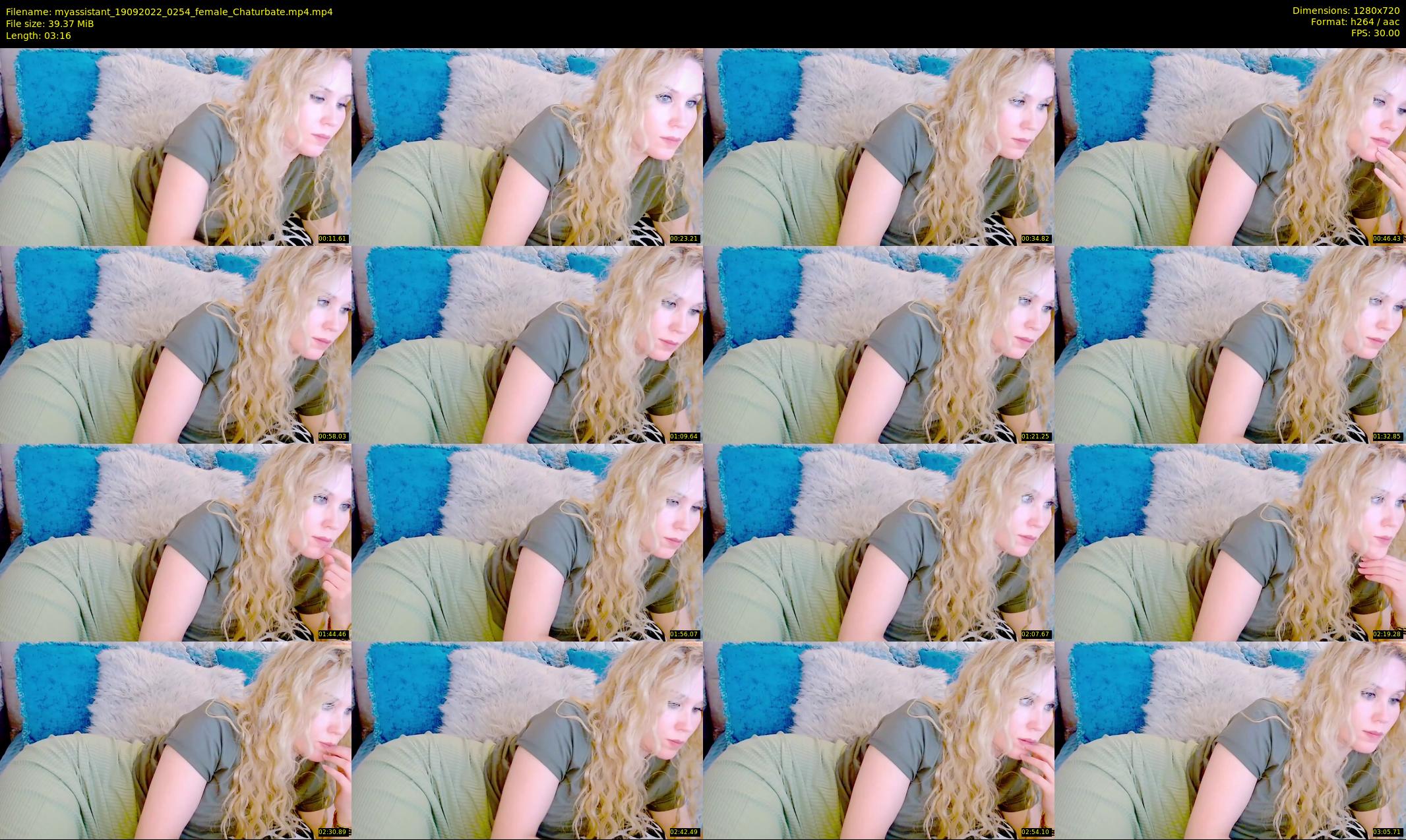 myassistant — 4 minute Chaturbate female cam show recording, 720p, Sep 19, 2022