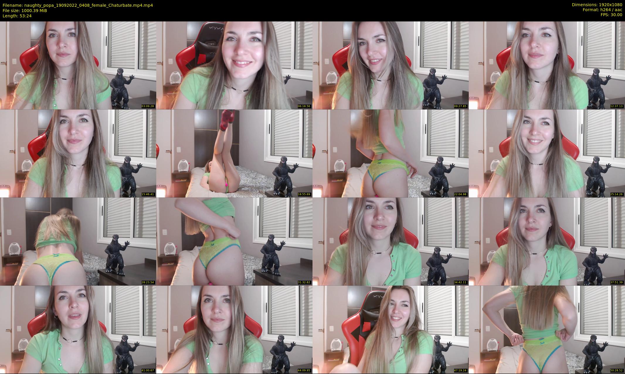 naughty_popa — 54 minute Chaturbate female cam show recording, 1080p, Sep 19, 2022