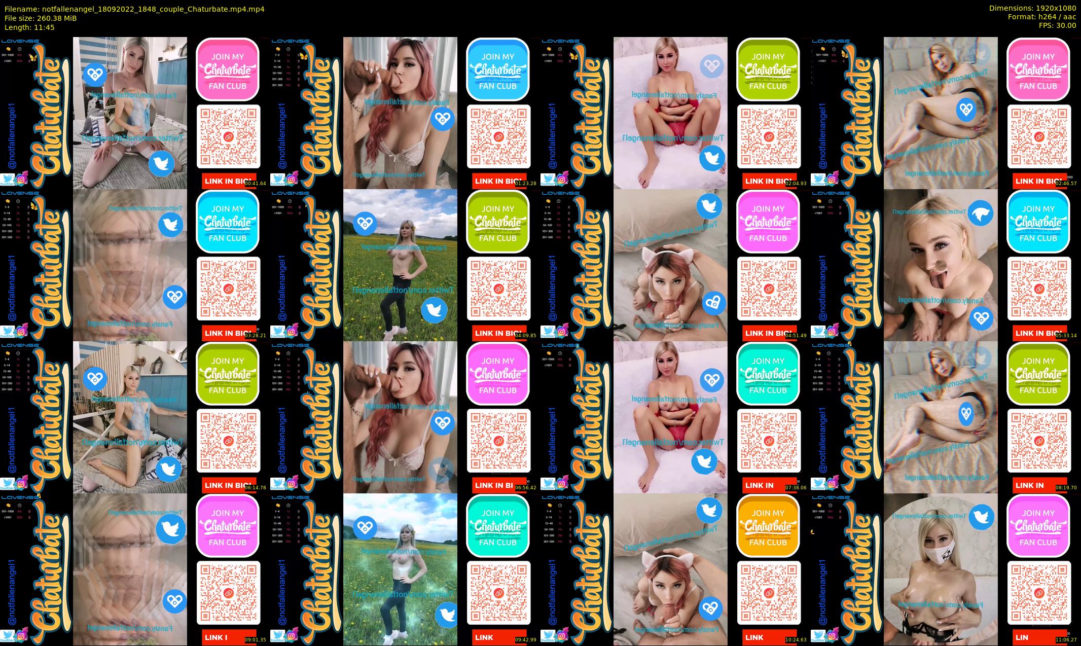 notfallenangel — 12 minute Chaturbate couple cam show recording, 1080p, Sep 18, 2022