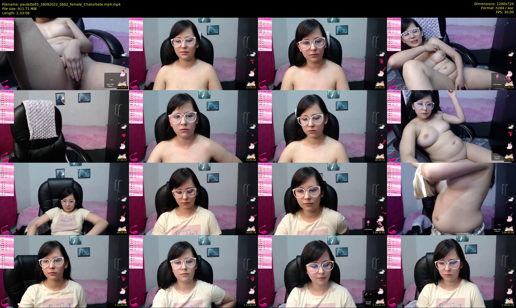 paulette65 — 94 minute Chaturbate female cam show recording, 720p, Sep 18, 2022
