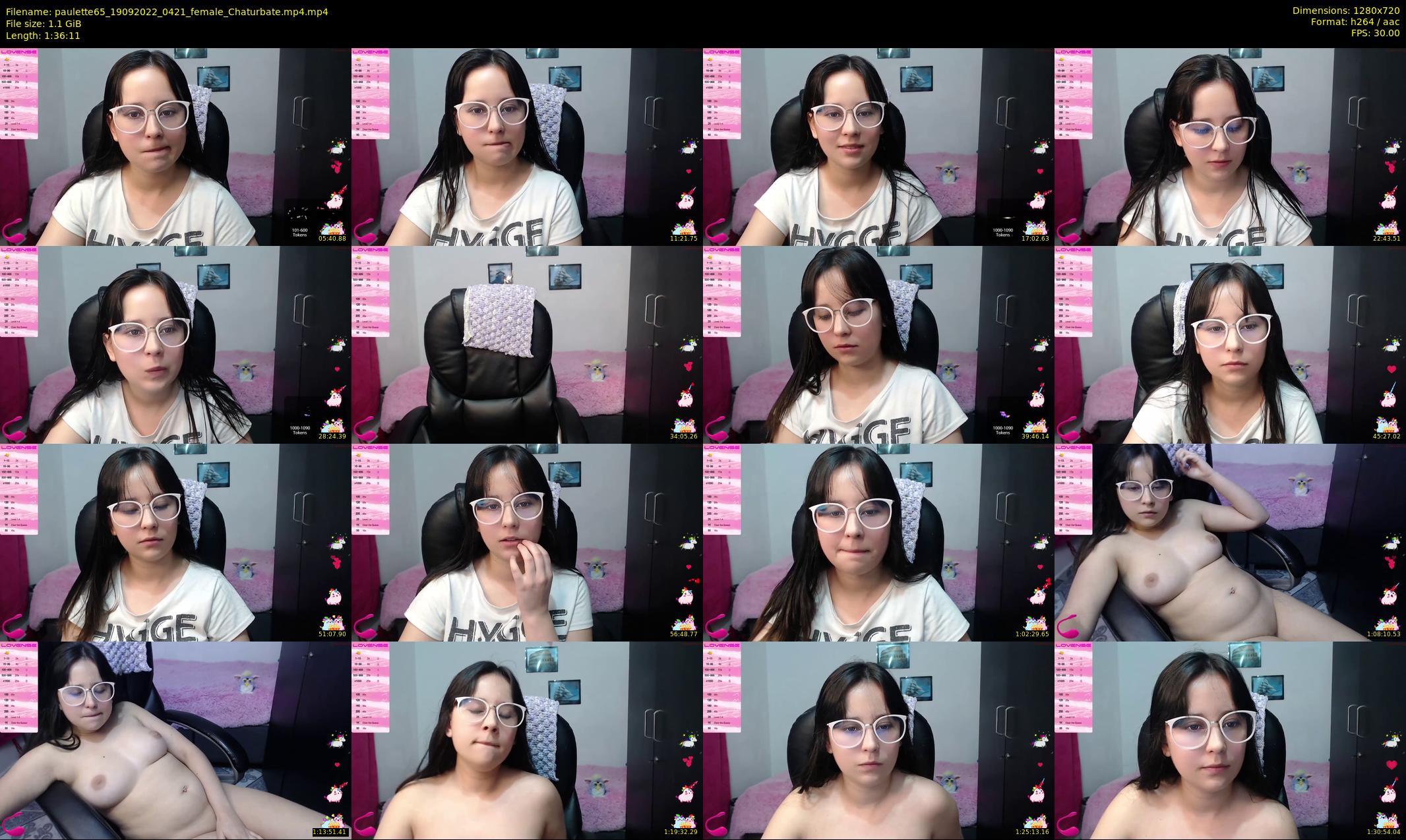 paulette65 — 97 minute Chaturbate female cam show recording, 720p, Sep 19, 2022