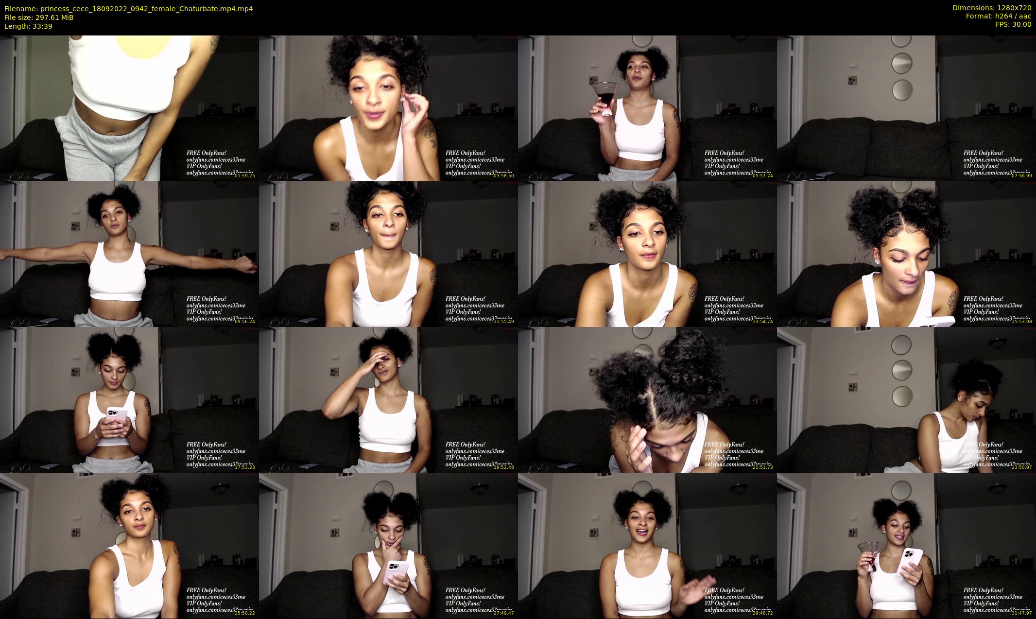 princess_cece — 34 minute Chaturbate female cam show recording, 720p, Sep 18, 2022