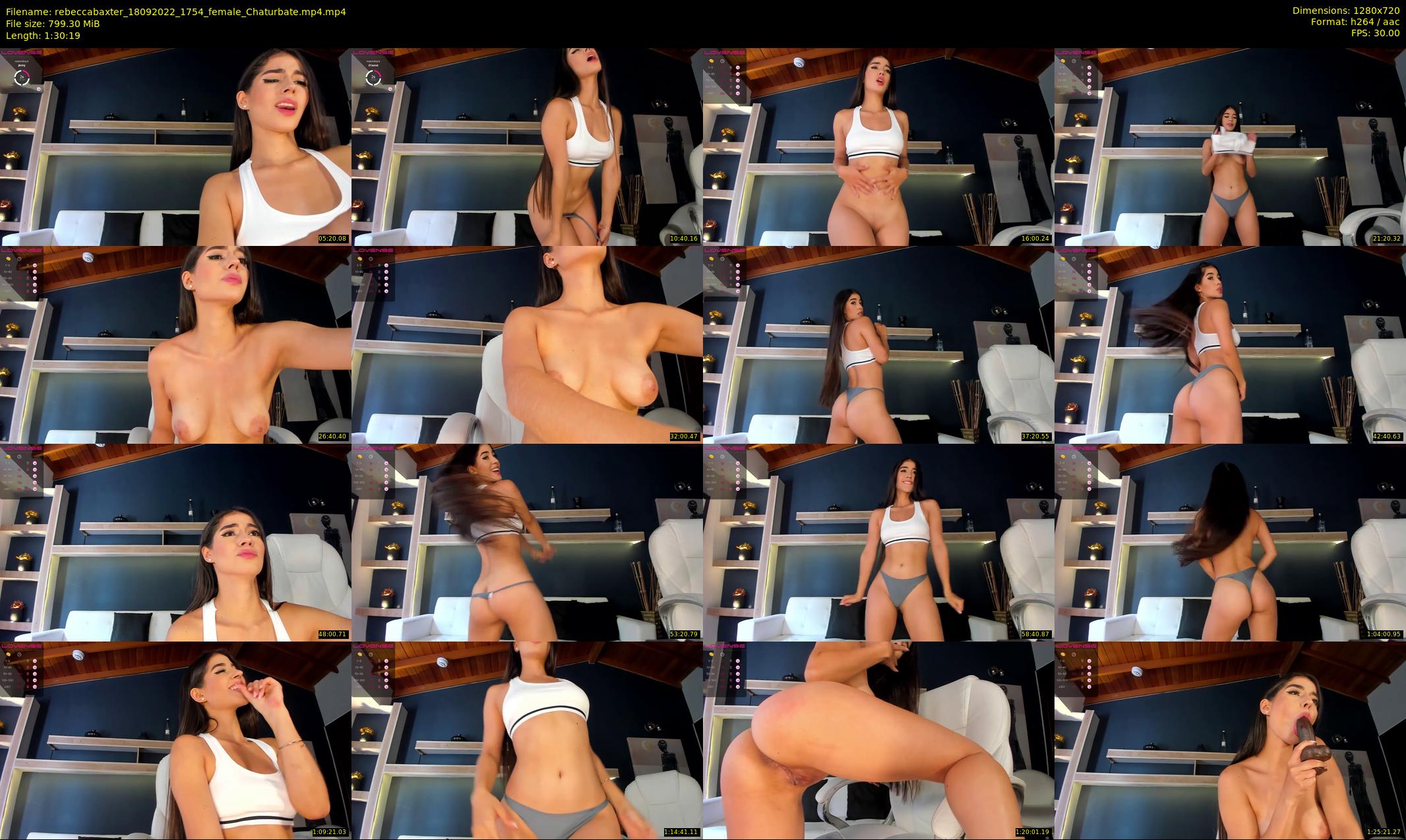 rebeccabaxter — 91 minute Chaturbate female cam show recording, 720p, Sep 18, 2022