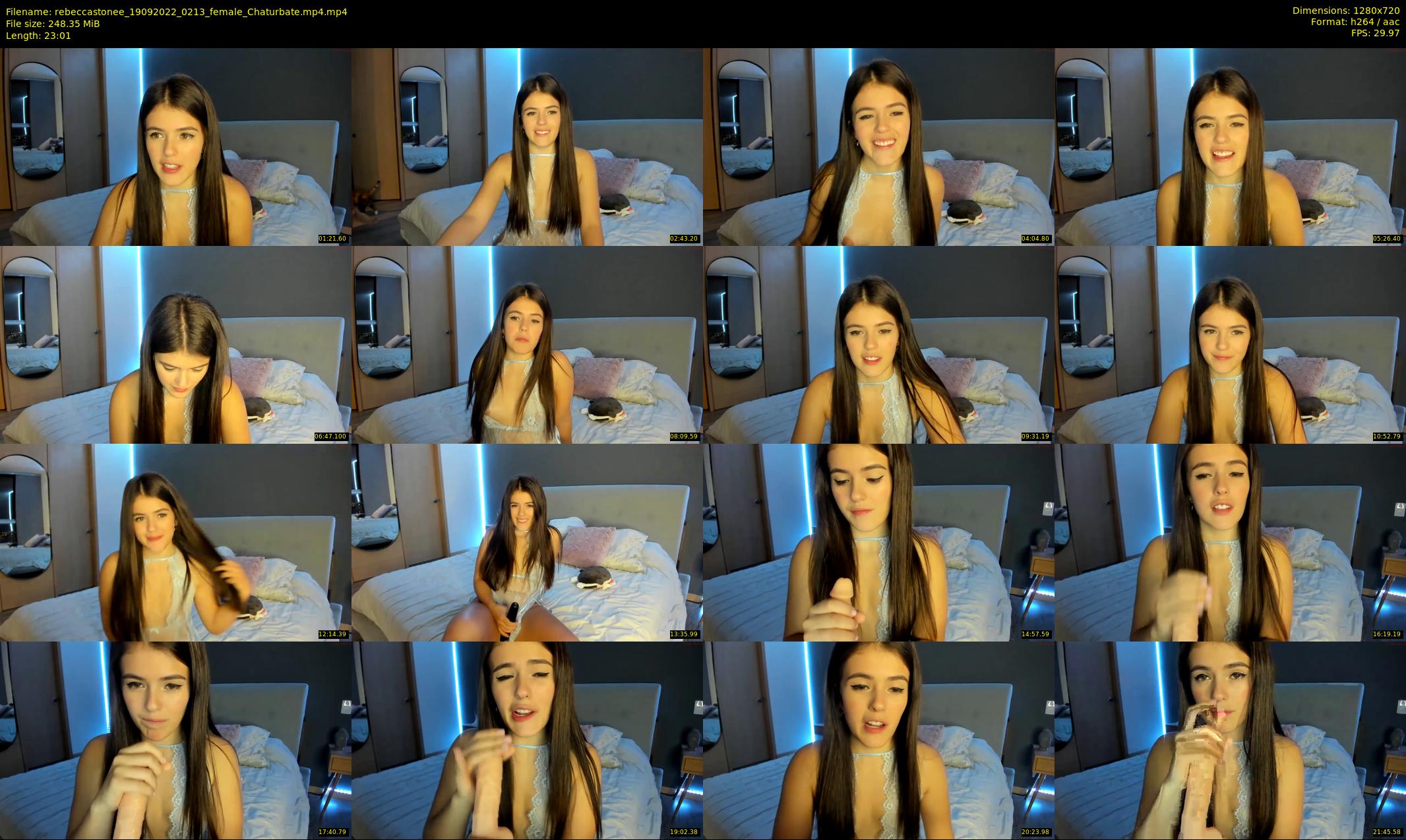 rebeccastonee — 24 minute Chaturbate female cam show recording, 720p, Sep 19, 2022