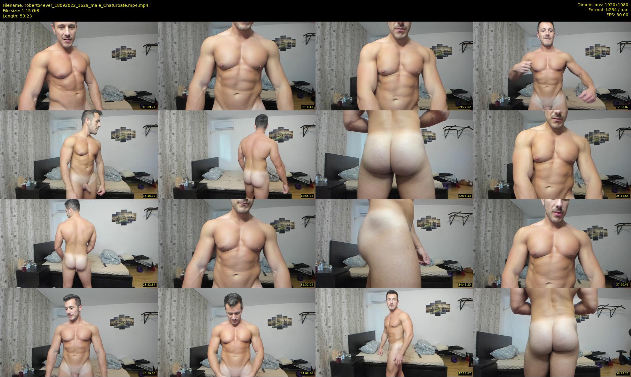 roberto4ever — 54 minute Chaturbate male cam show recording, 1080p, Sep 18, 2022