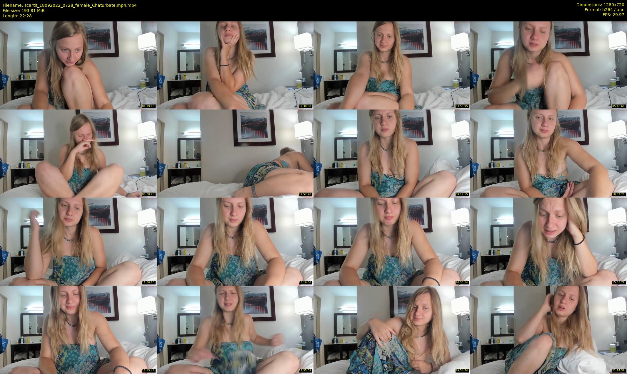 scartit — 23 minute Chaturbate female cam show recording, 720p, Sep 18, 2022