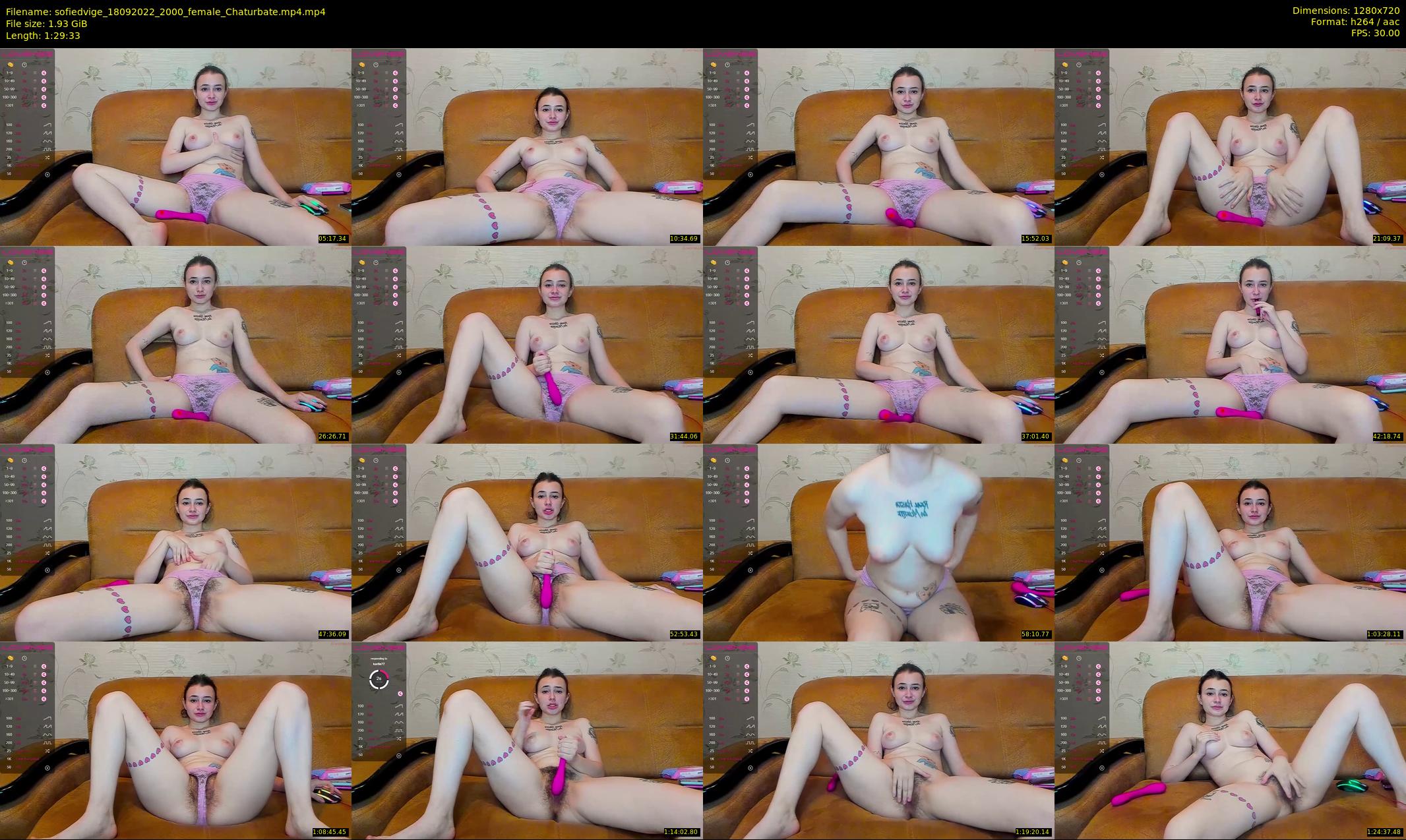 sofiedvige — 90 minute Chaturbate couple cam show recording, 720p, Sep 18, 2022