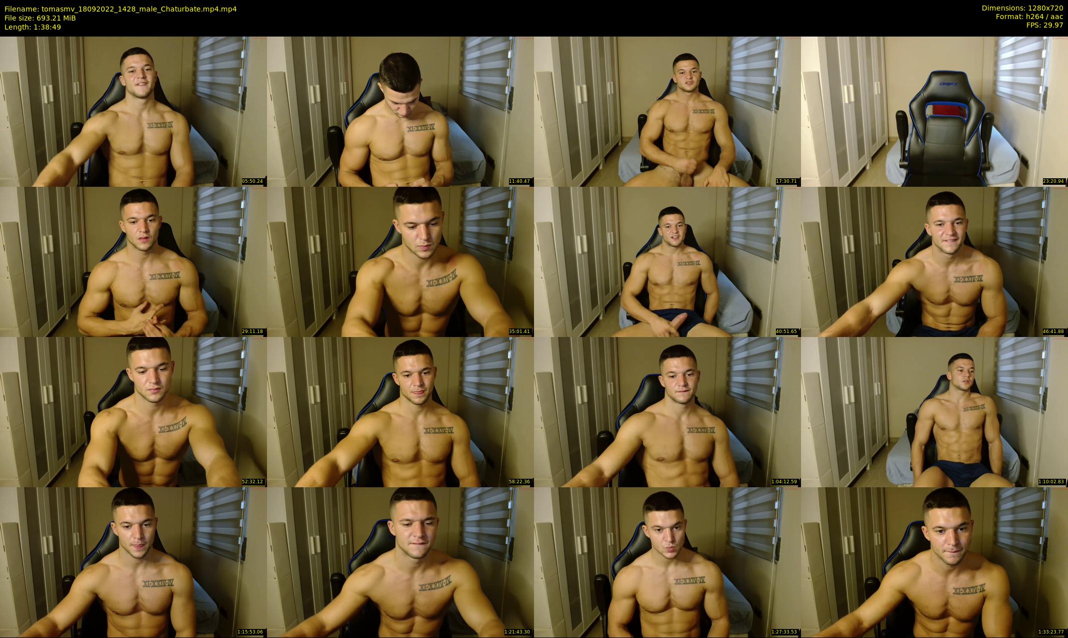 tomasmv — 99 minute Chaturbate male cam show recording, 720p, Sep 18, 2022