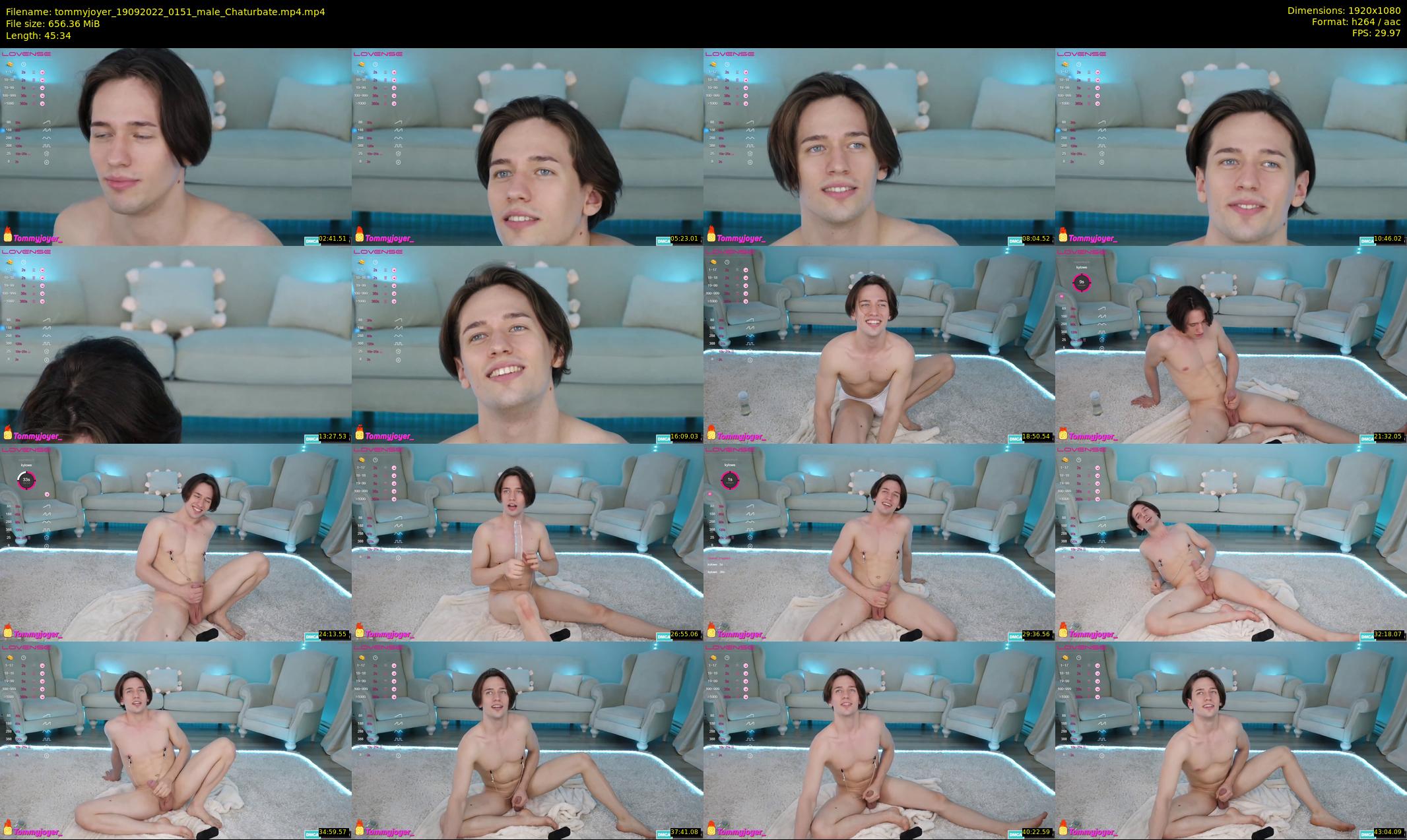 tommyjoyer — 46 minute Chaturbate male cam show recording, 1080p, Sep 19, 2022