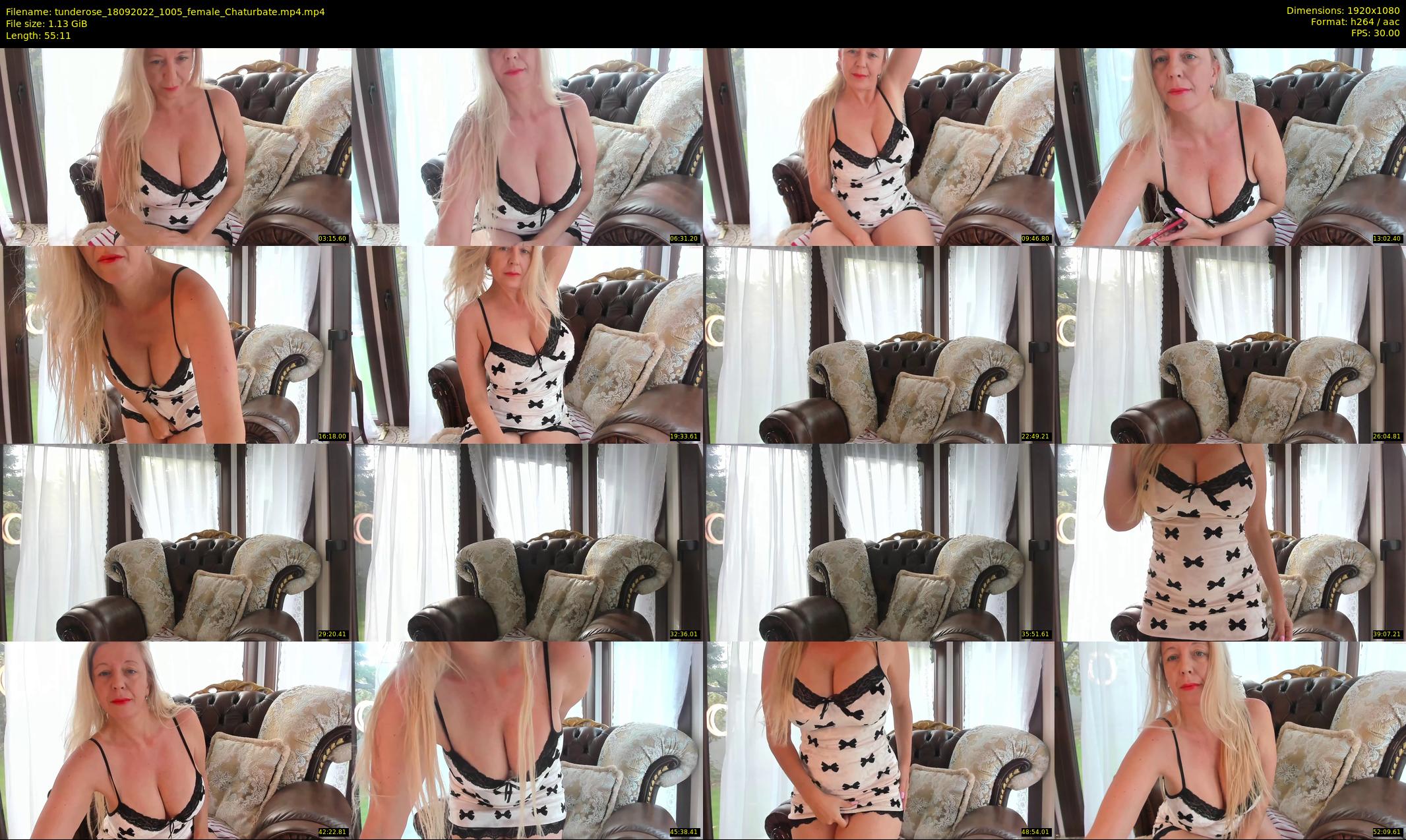 tunderose — 56 minute Chaturbate female cam show recording, 1080p, Sep 18, 2022
