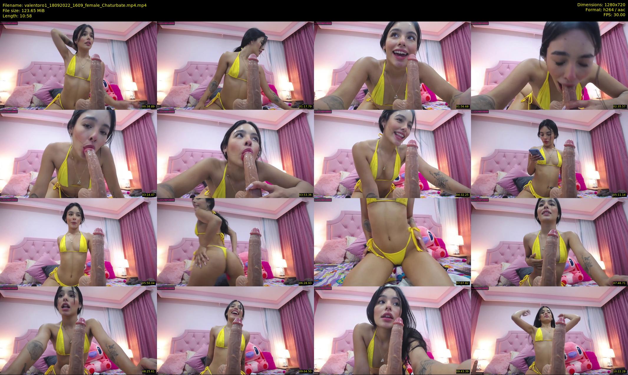 valentoro1 — 11 minute Chaturbate female cam show recording, 720p, Sep 18, 2022