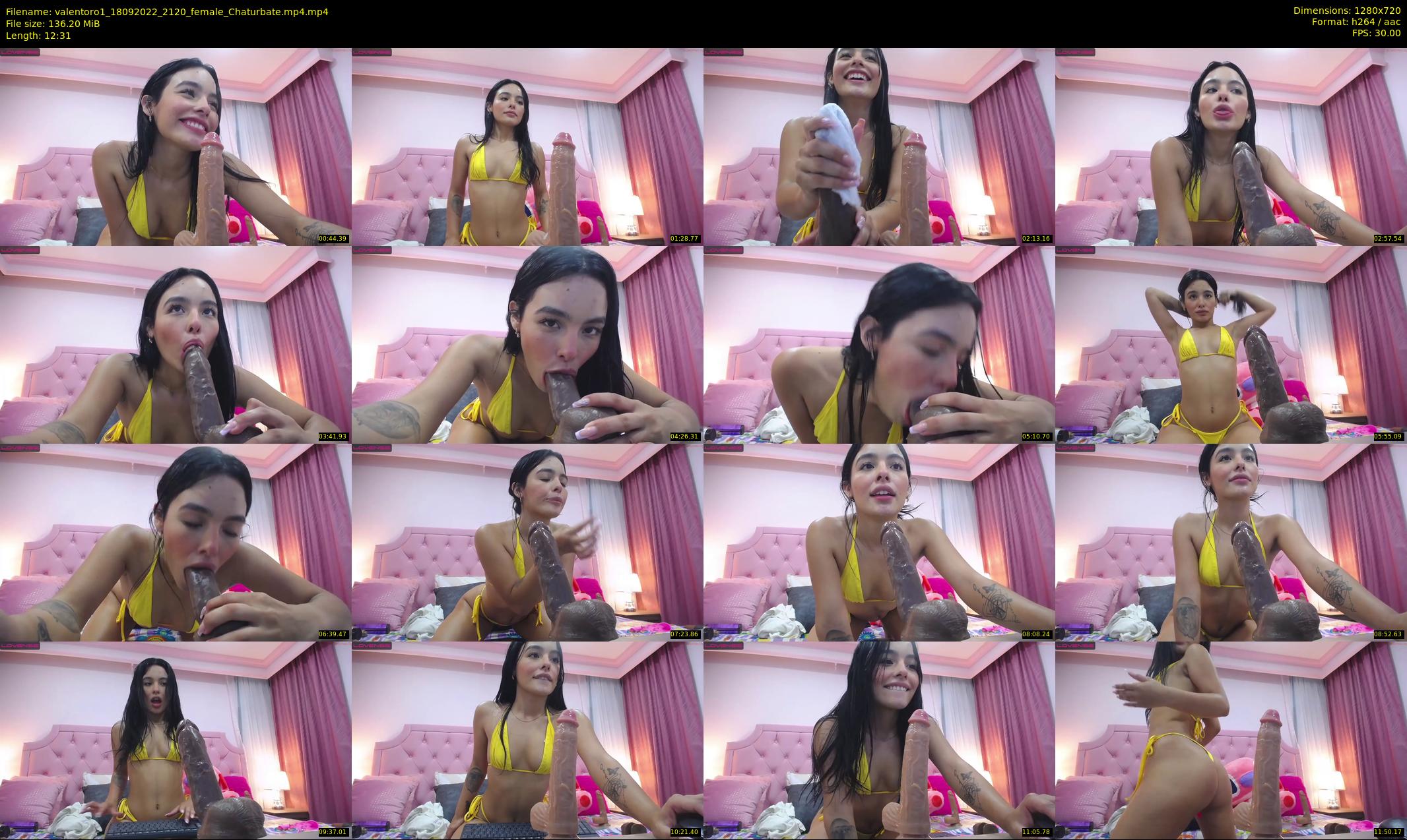 valentoro1 — 13 minute Chaturbate female cam show recording, 720p, Sep 18, 2022