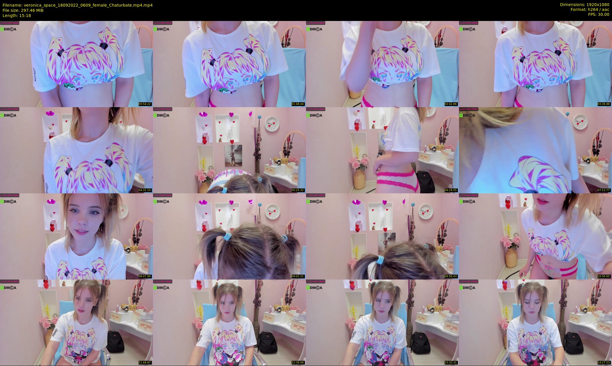 veronica_space — 16 minute Chaturbate female cam show recording, 1080p, Sep 18, 2022