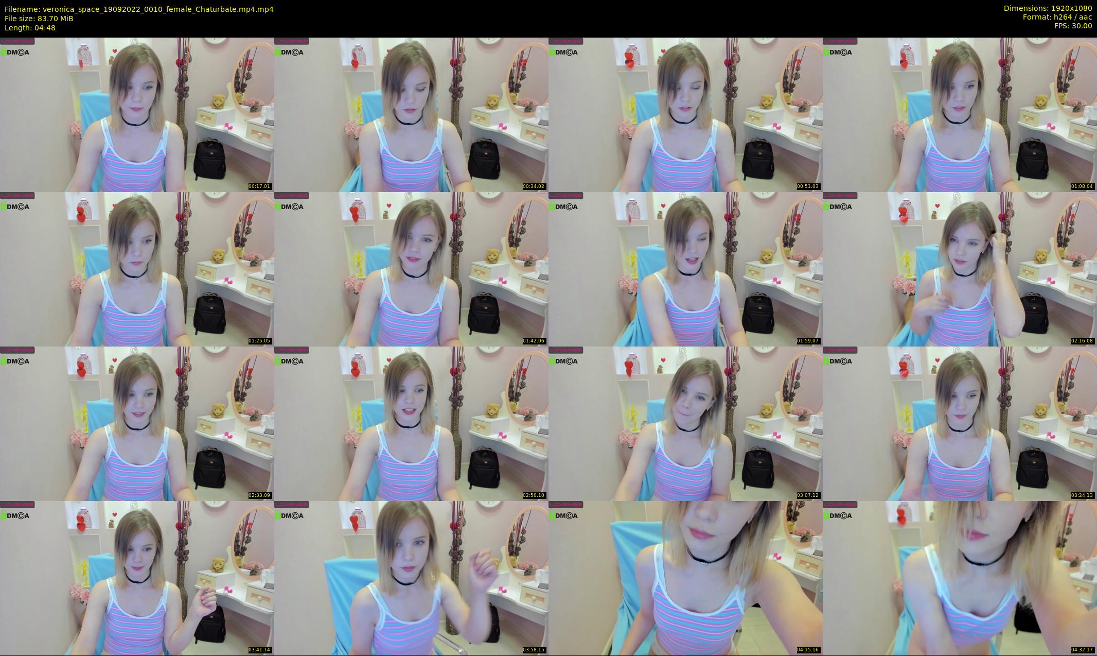 veronica_space — 5 minute Chaturbate female cam show recording, 1080p, Sep 19, 2022