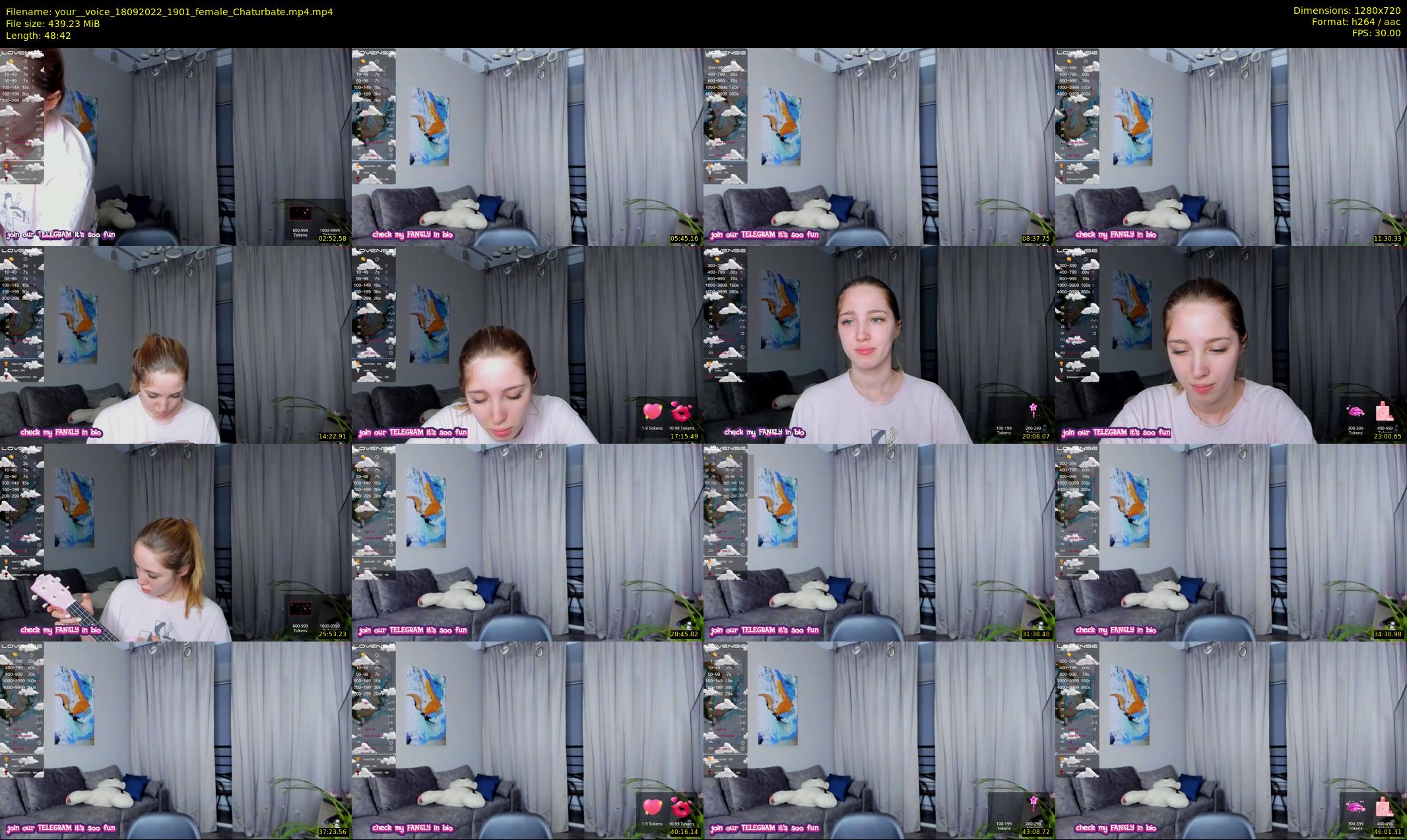 your__voice — 49 minute Chaturbate female cam show recording, 720p, Sep 18, 2022