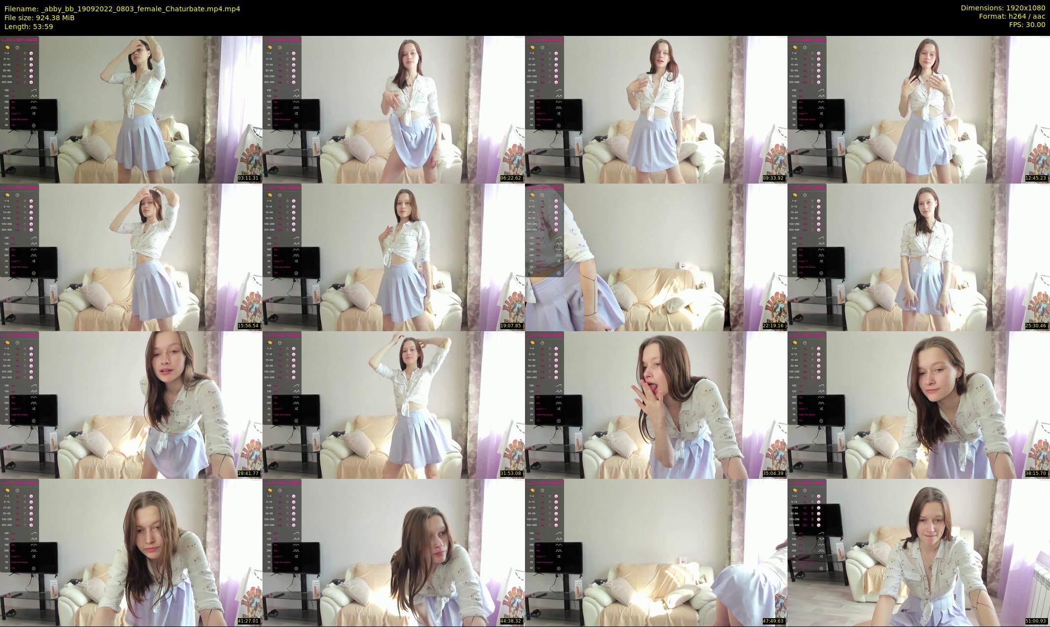 _abby_bb — 54 minute Chaturbate female cam show recording, 1080p, Sep 19, 2022