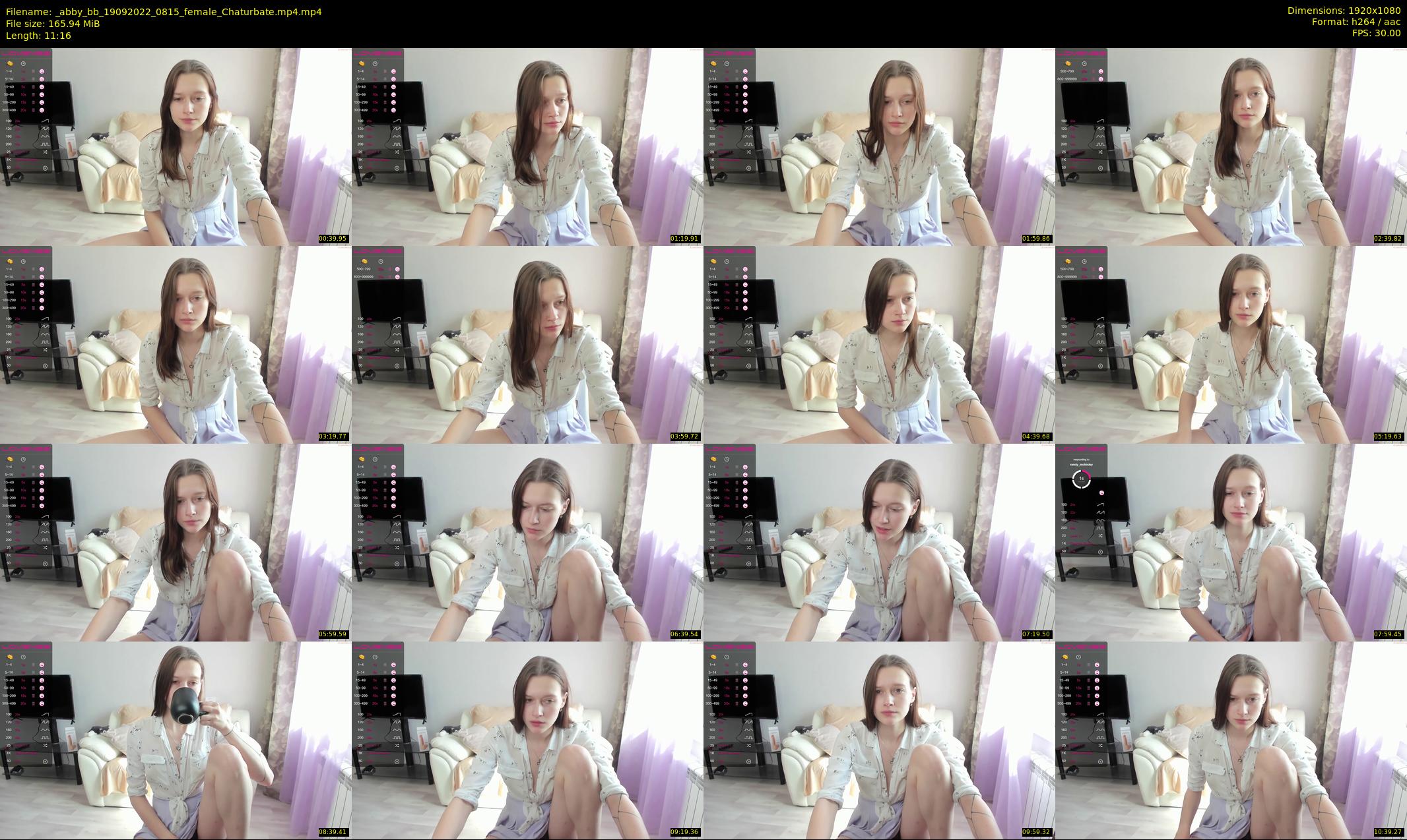 _abby_bb — 12 minute Chaturbate female cam show recording, 1080p, Sep 19, 2022