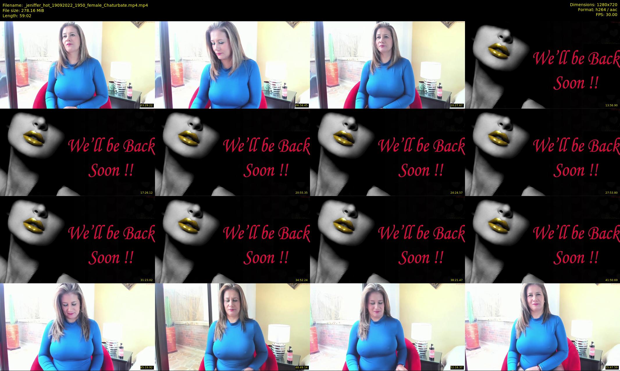 _jeniffer_hot — 60 minute Chaturbate female cam show recording, 720p, Sep 19, 2022