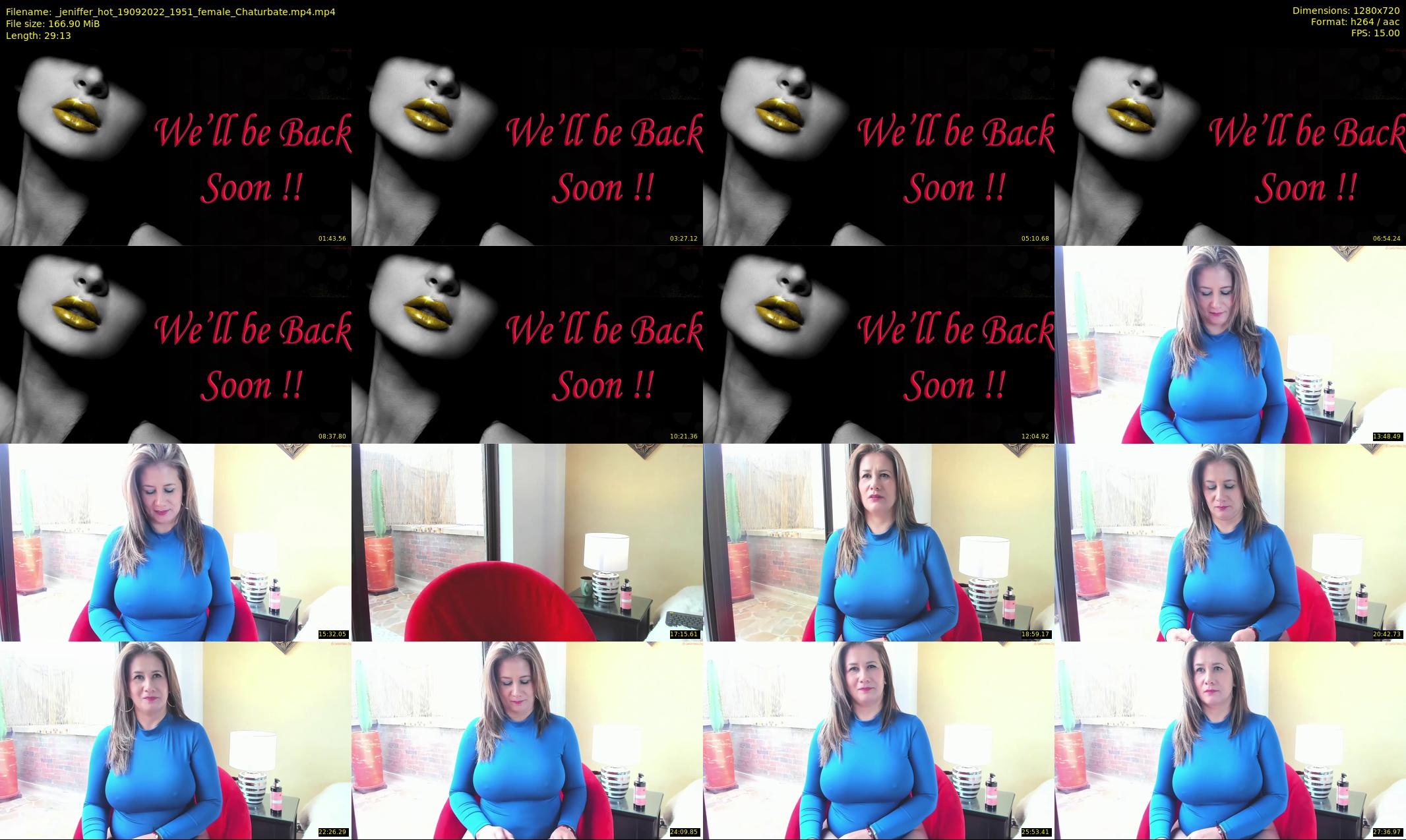_jeniffer_hot — 30 minute Chaturbate female cam show recording, 720p, Sep 19, 2022