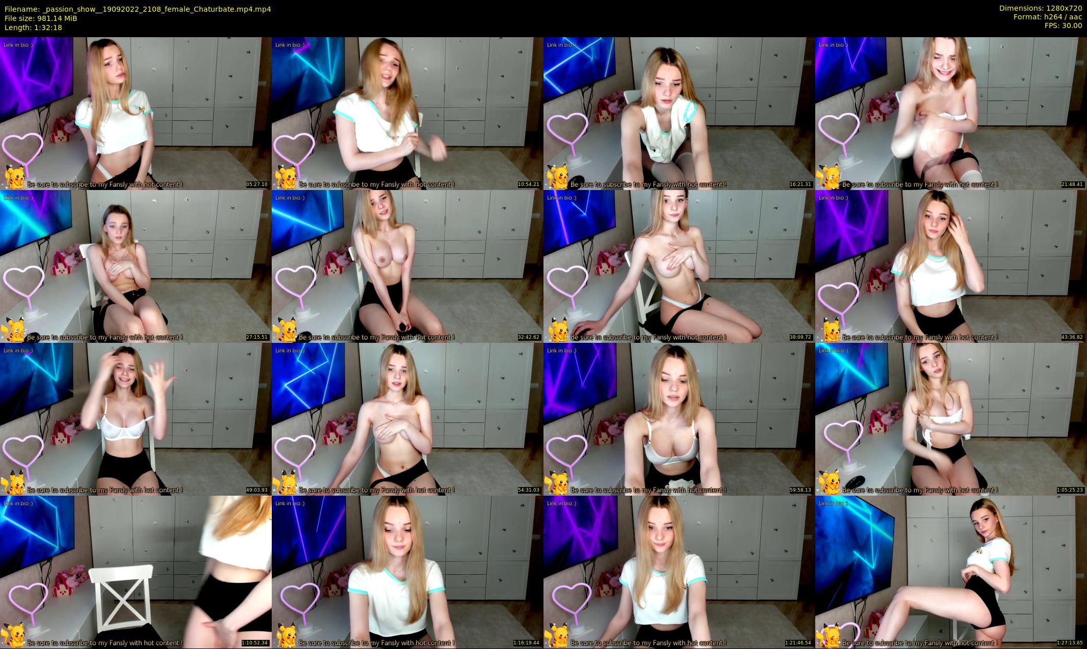 _passion_show_ — 93 minute Chaturbate couple cam show recording, 720p, Sep 19, 2022