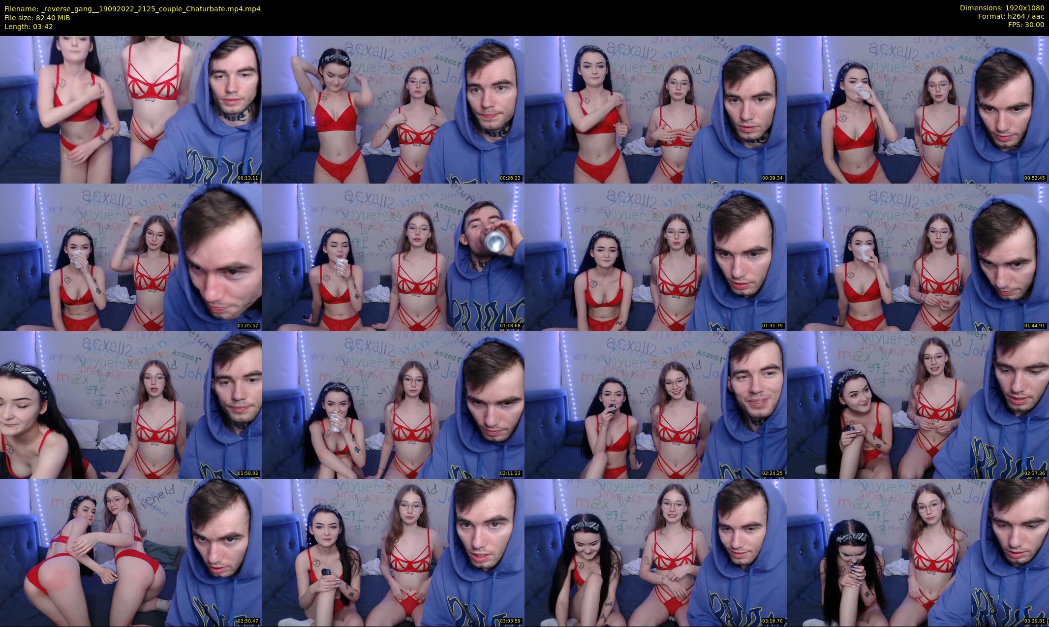 _reverse_gang_ — 4 minute Chaturbate couple cam show recording, 1080p, Sep 19, 2022