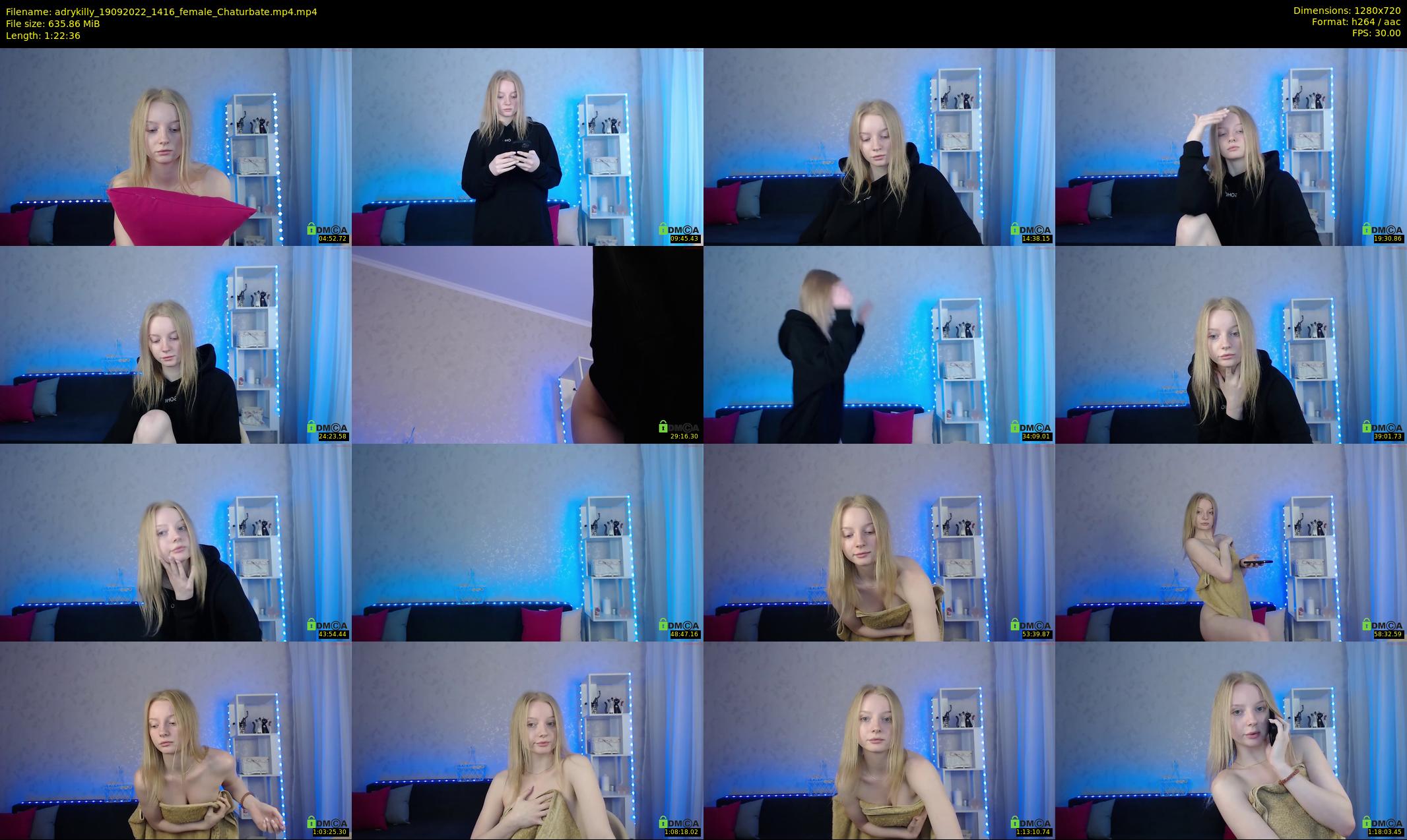 adrykilly — 83 minute Chaturbate female cam show recording, 720p, Sep 19, 2022