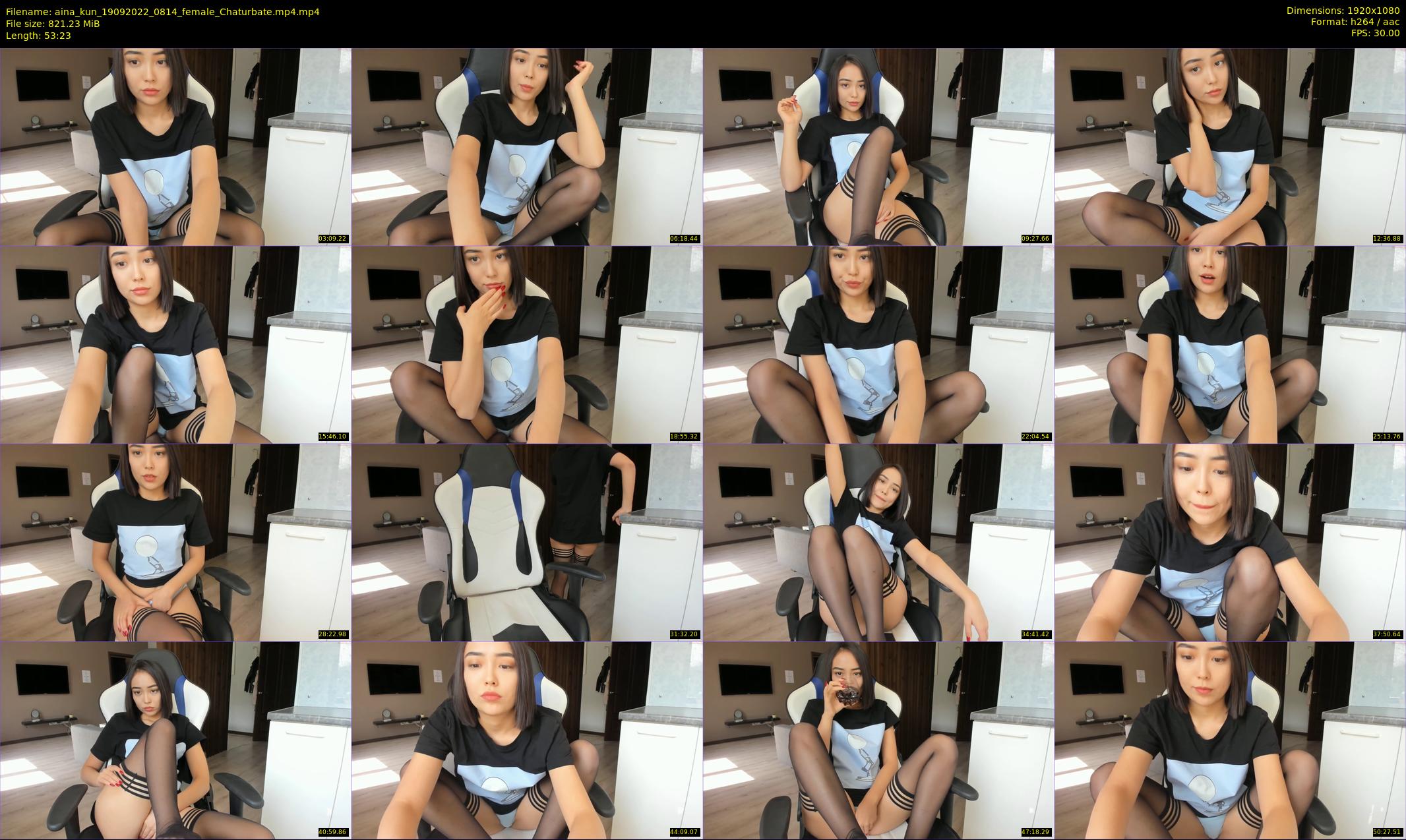 aina_kun — 54 minute Chaturbate female cam show recording, 1080p, Sep 19, 2022