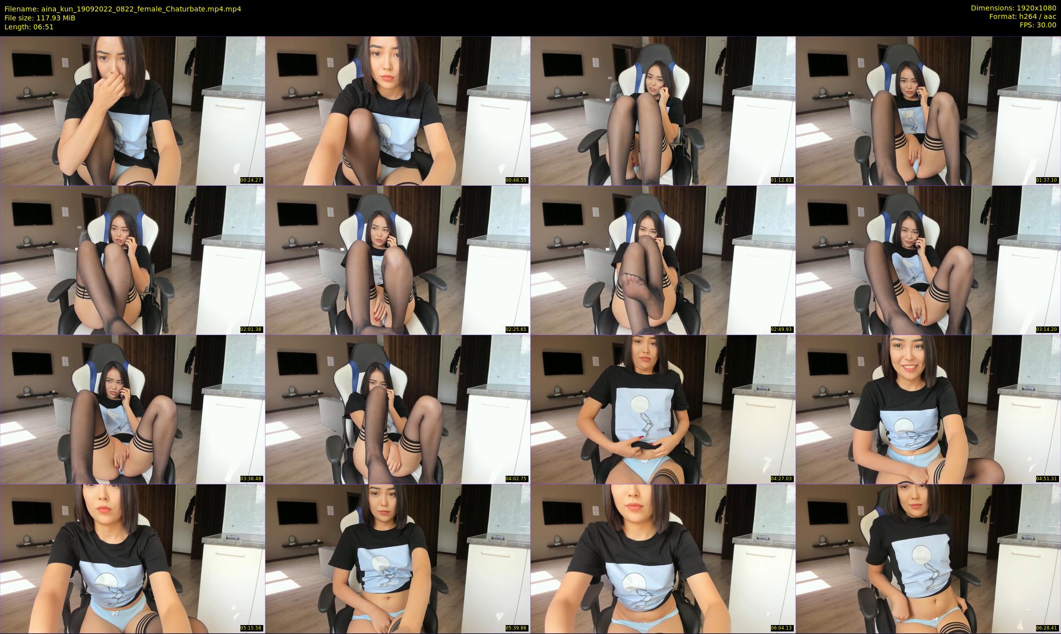 aina_kun — 7 minute Chaturbate female cam show recording, 1080p, Sep 19, 2022