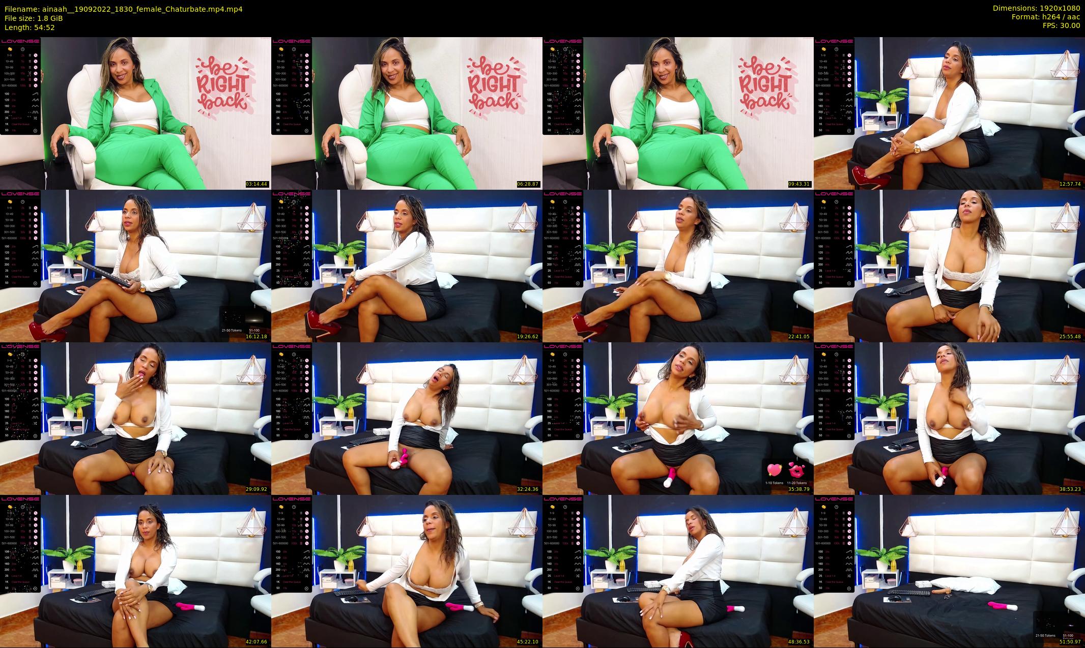 ainaah_ — 55 minute Chaturbate female cam show recording, 1080p, Sep 19, 2022