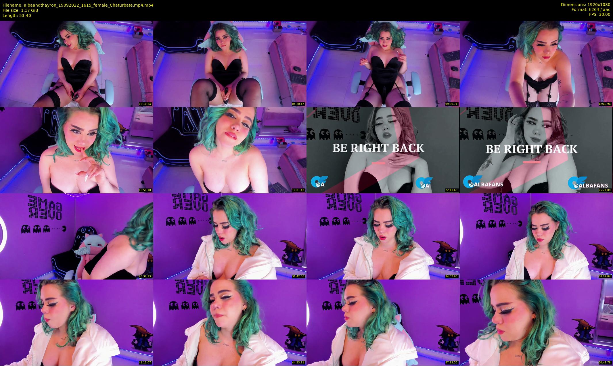 albaandthayron — 54 minute Chaturbate couple cam show recording, 1080p, Sep 19, 2022